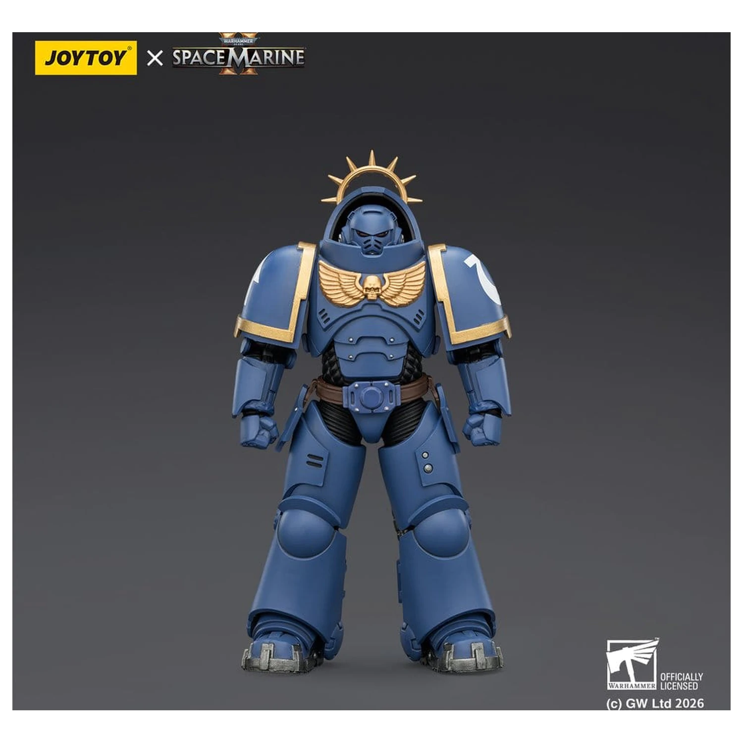 Warhammer 40,000 Action Figur Spiel Edition Ultramarines Heavy Intercessor 13 cm Produktfoto