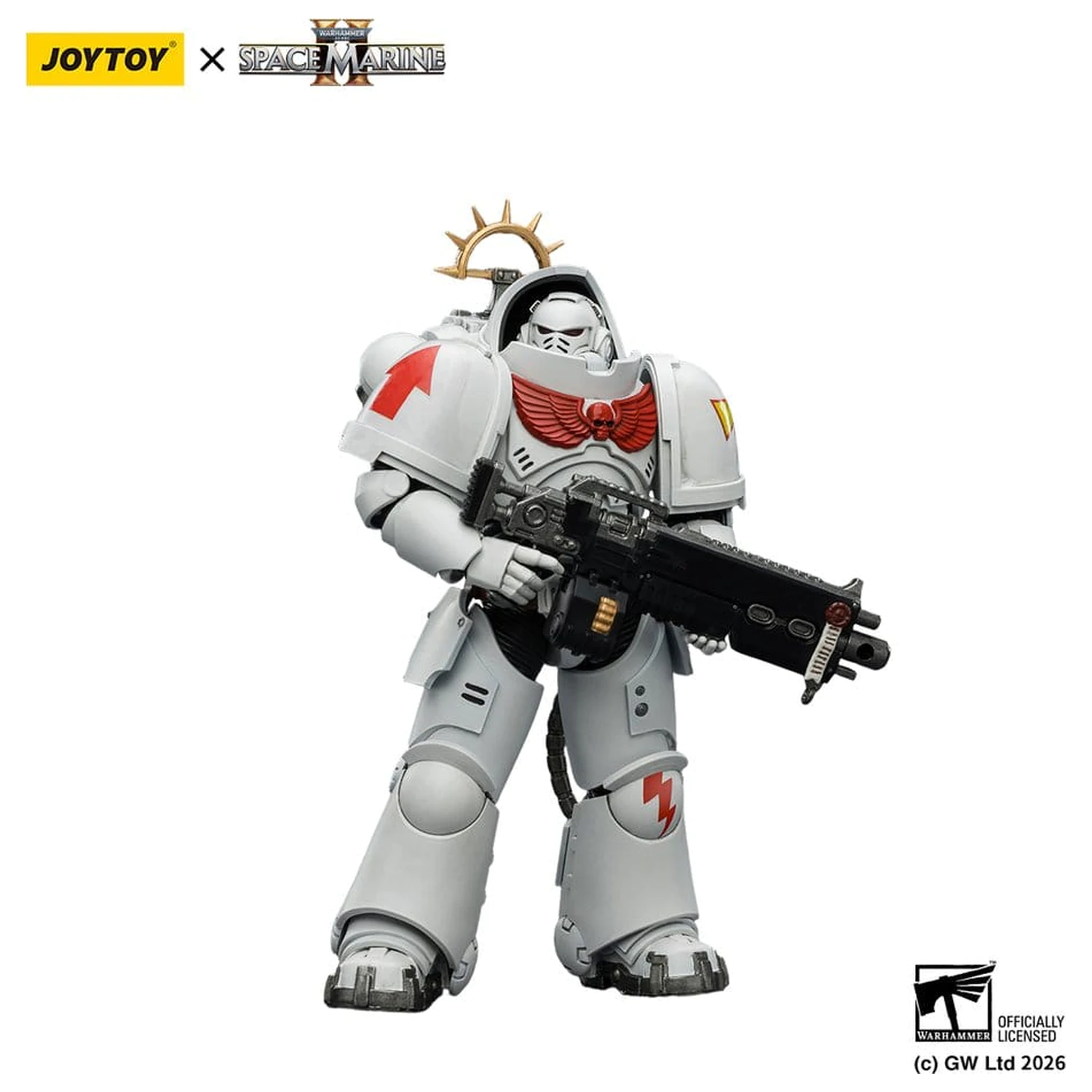 Warhammer 40,000 Actionfigur Spiel Edition White Scars Heavy Intercessor 13 cm Produktfoto