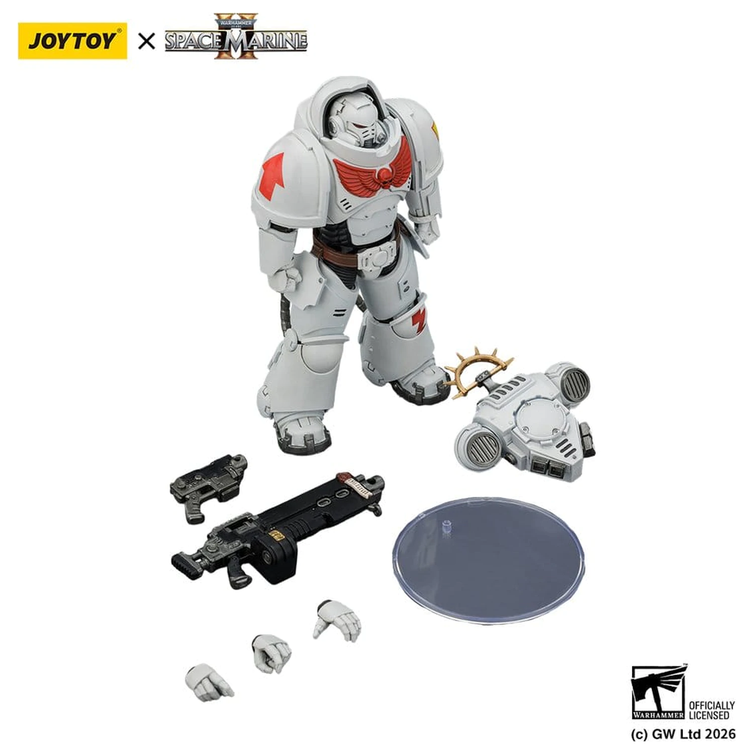 Warhammer 40,000 Actionfigur Spiel Edition White Scars Heavy Intercessor 13 cm Produktfoto