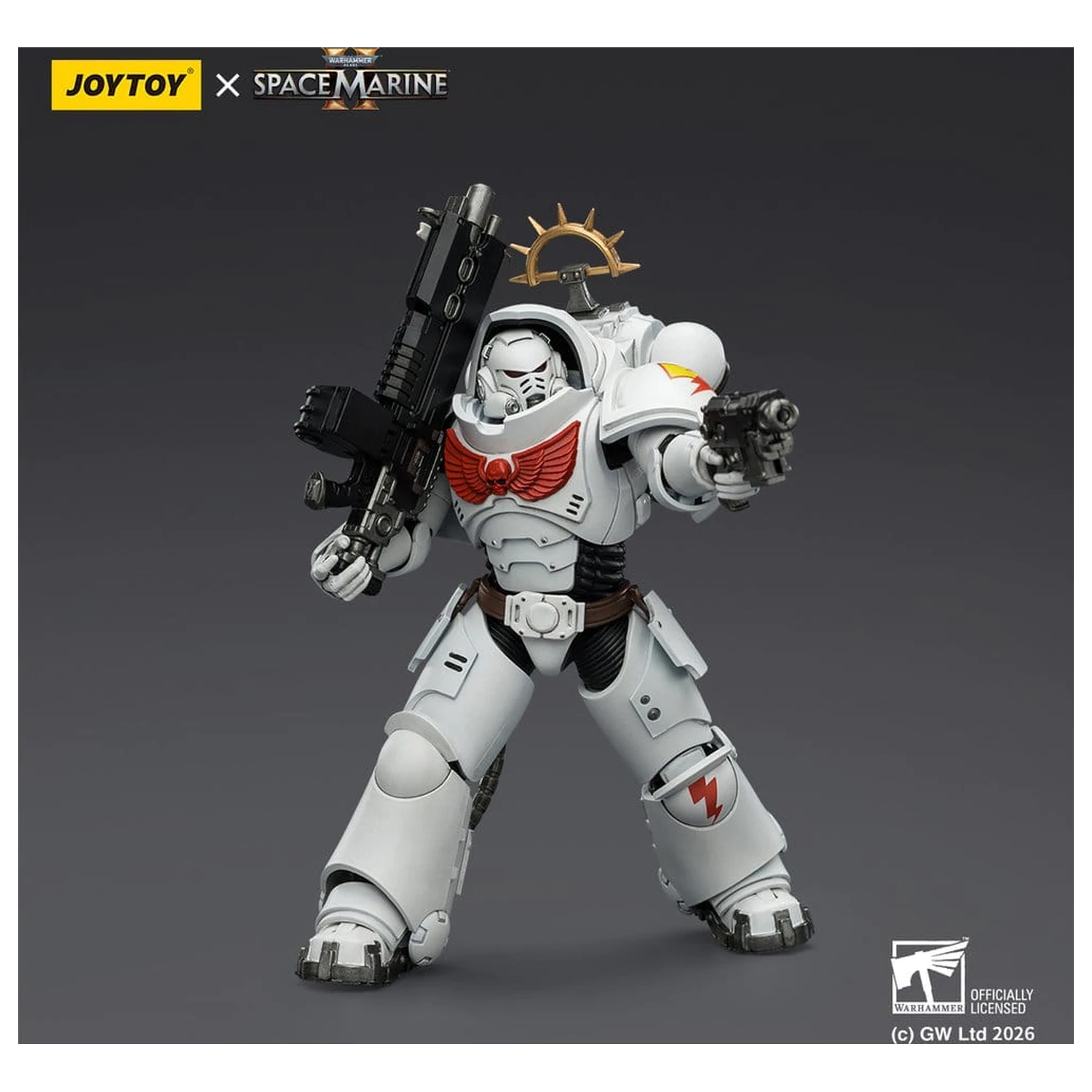 Warhammer 40,000 Actionfigur Spiel Edition White Scars Heavy Intercessor 13 cm Produktfoto