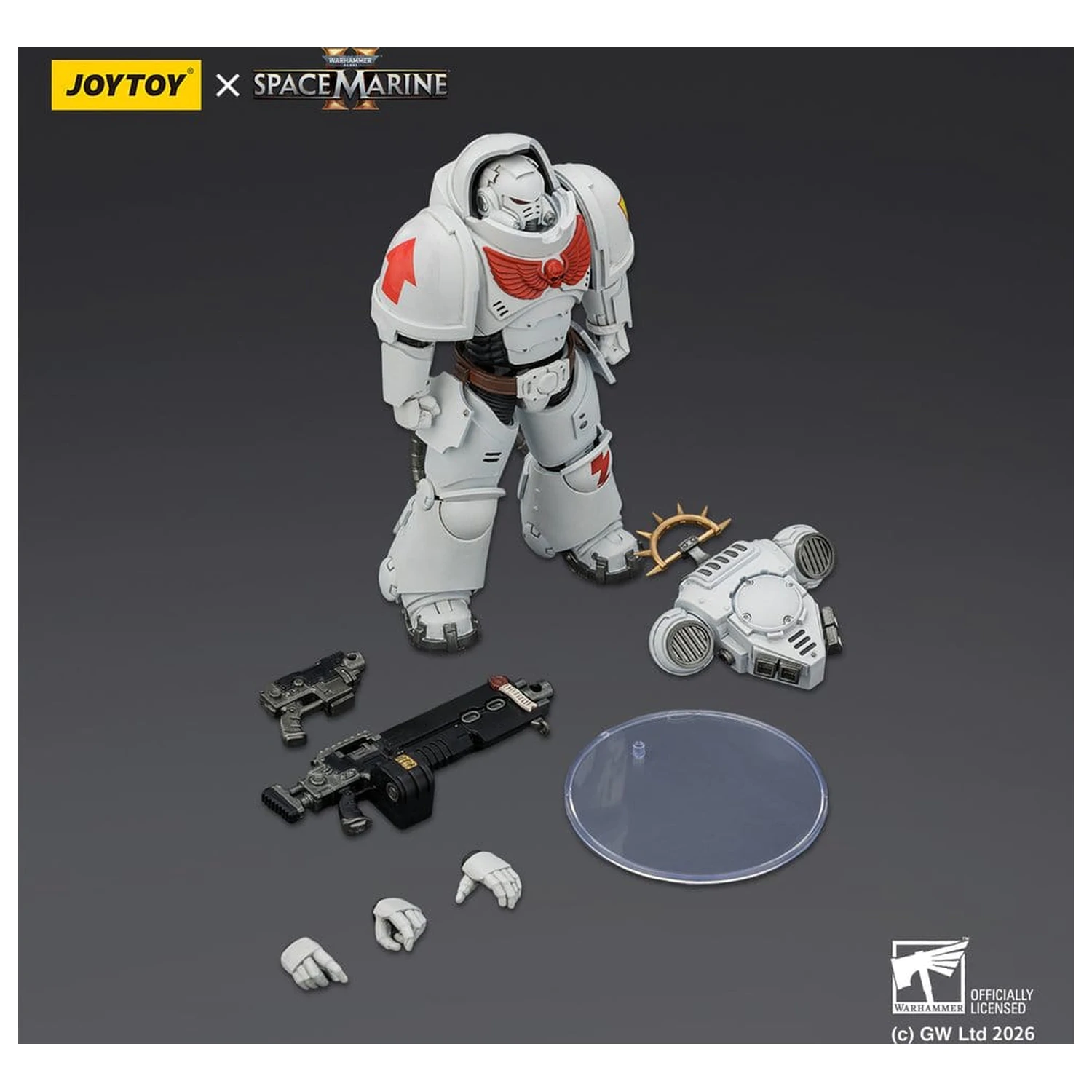 Warhammer 40,000 Actionfigur Spiel Edition White Scars Heavy Intercessor 13 cm Produktfoto
