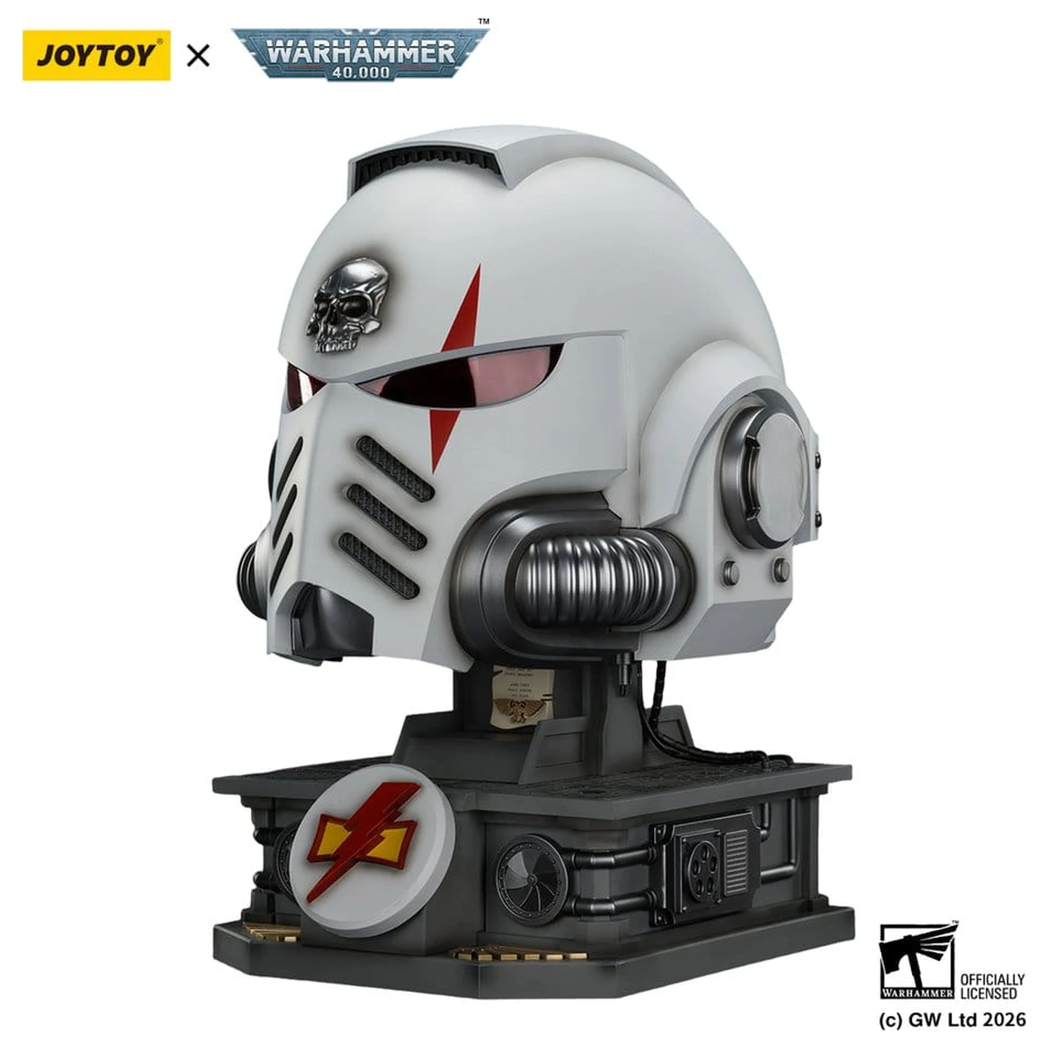 Warhammer 40,000 Helm mit Display Ständer White Scars MkX 44 cm Produktfoto