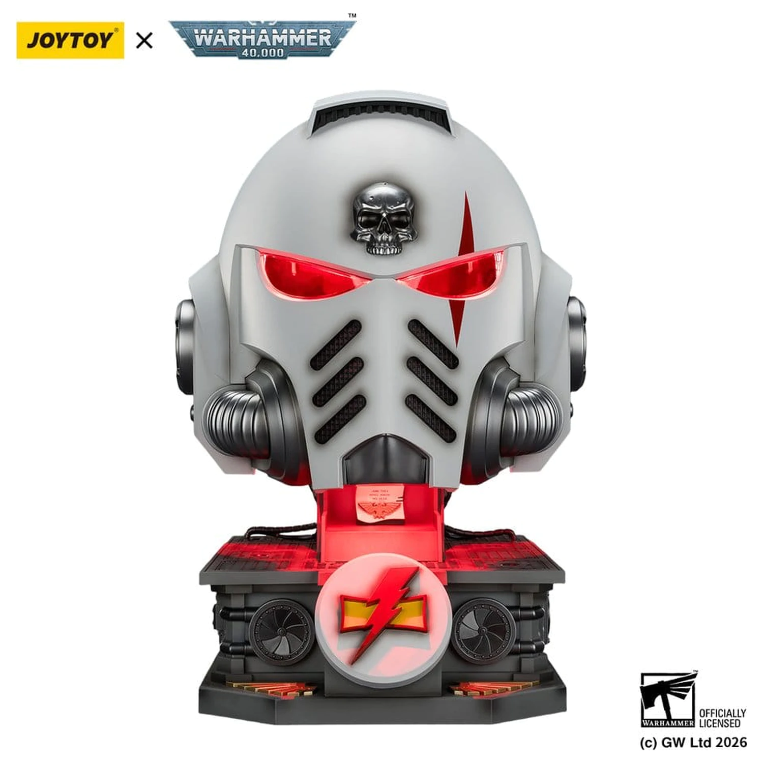 Warhammer 40,000 Helm mit Display Ständer White Scars MkX 44 cm Produktfoto