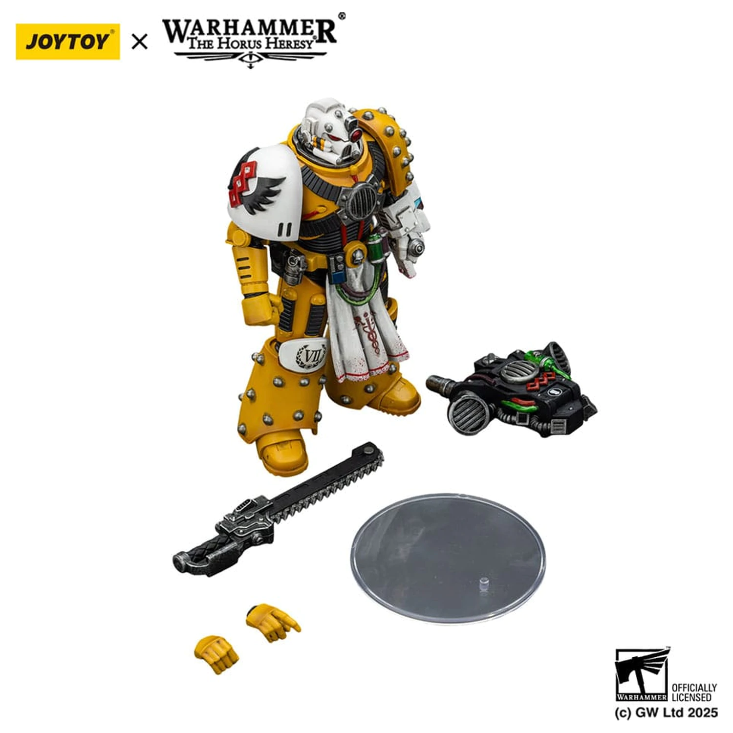 Warhammer 40,000: Imperial Fists Actionfigur Legion Apothecary 12 cm Produktfoto