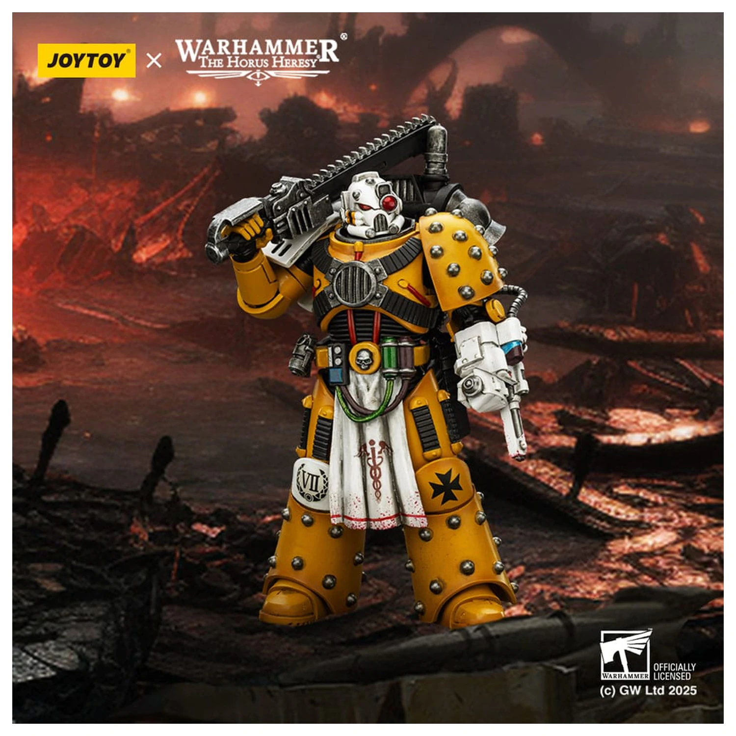 Warhammer 40,000: Imperial Fists Actionfigur Legion Apothecary 12 cm Produktfoto