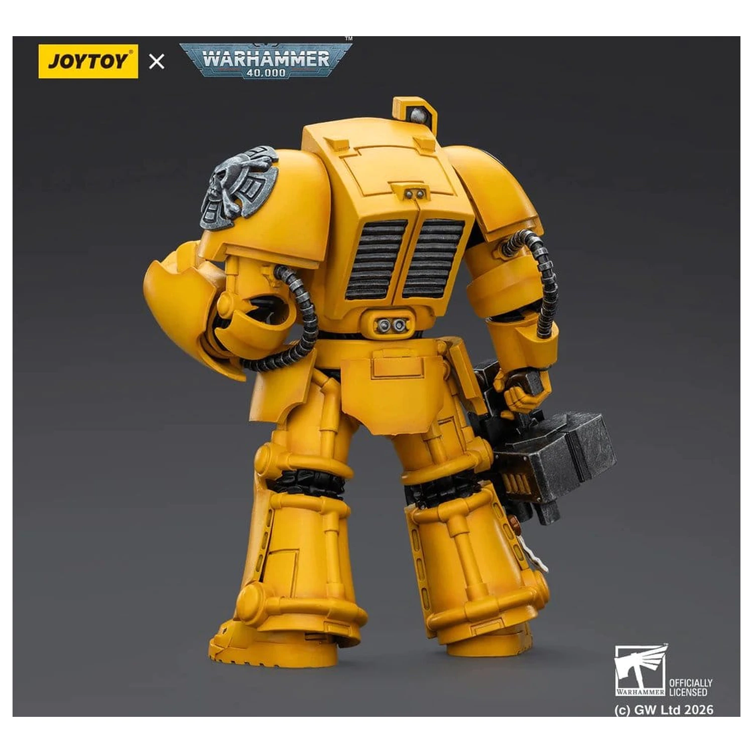 Warhammer 40,000 Actionfigur Imperial Fists Terminator 2 mit Power Fist und Storm Bolter 14 cm Produktfoto