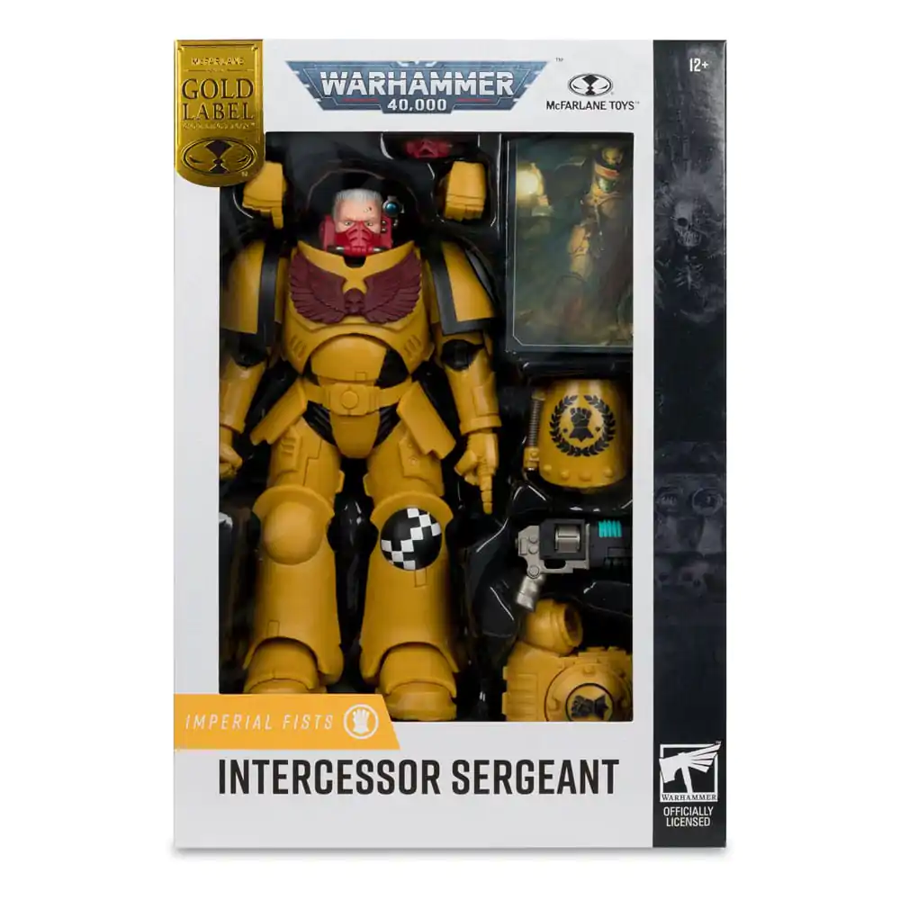Warhammer 40,000 Action Figur Intercessor Sergeant (Imperial Fist) (Gold Label) 18 cm Produktfoto