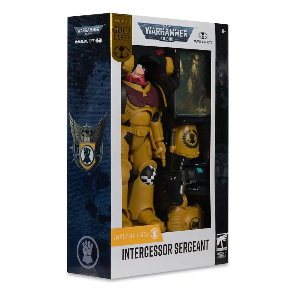 Warhammer 40,000 Action Figur Intercessor Sergeant (Imperial Fist) (Gold Label) 18 cm Produktfoto