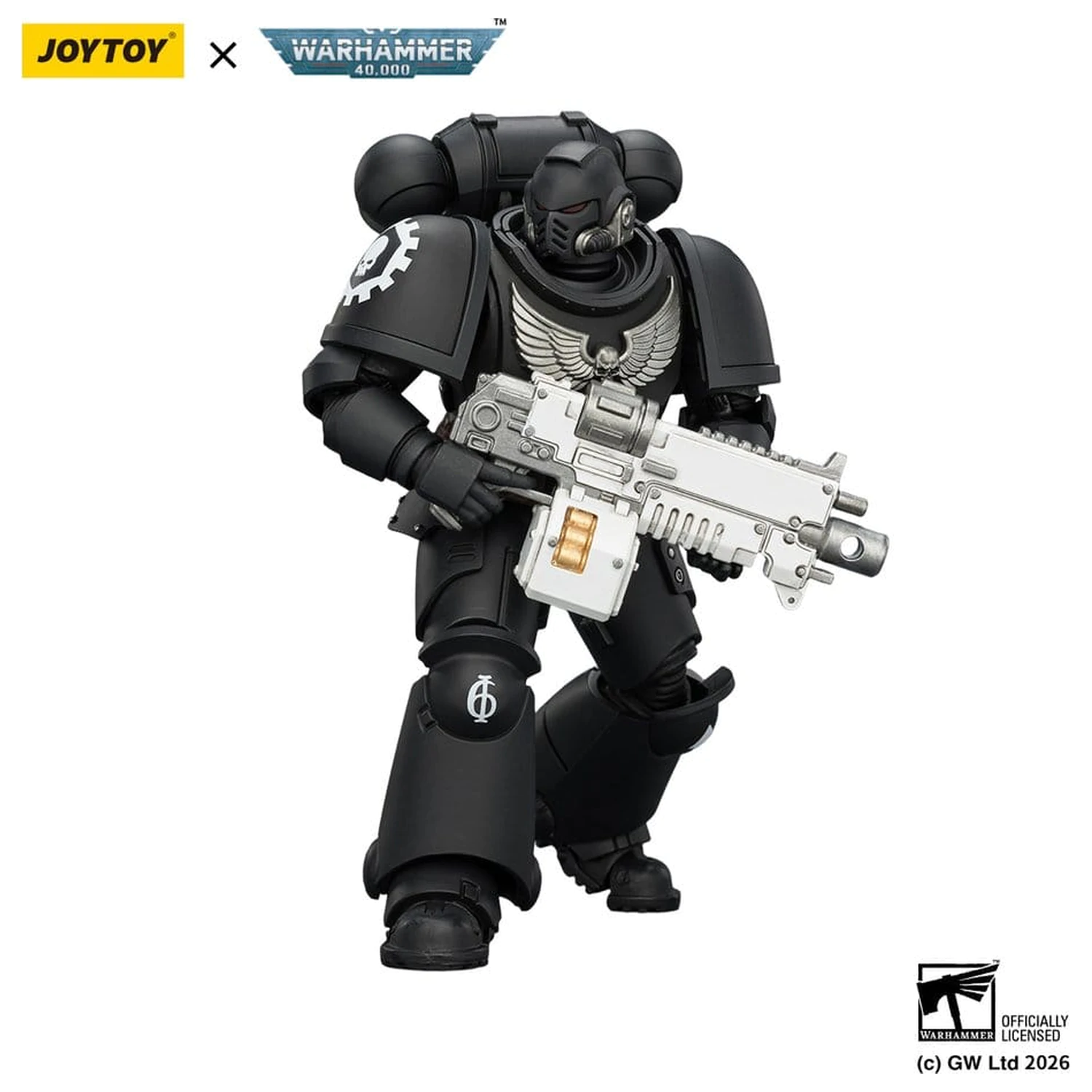 Warhammer 40,000 Actionfigur Iron Hands Intercessor 12 cm Produktfoto