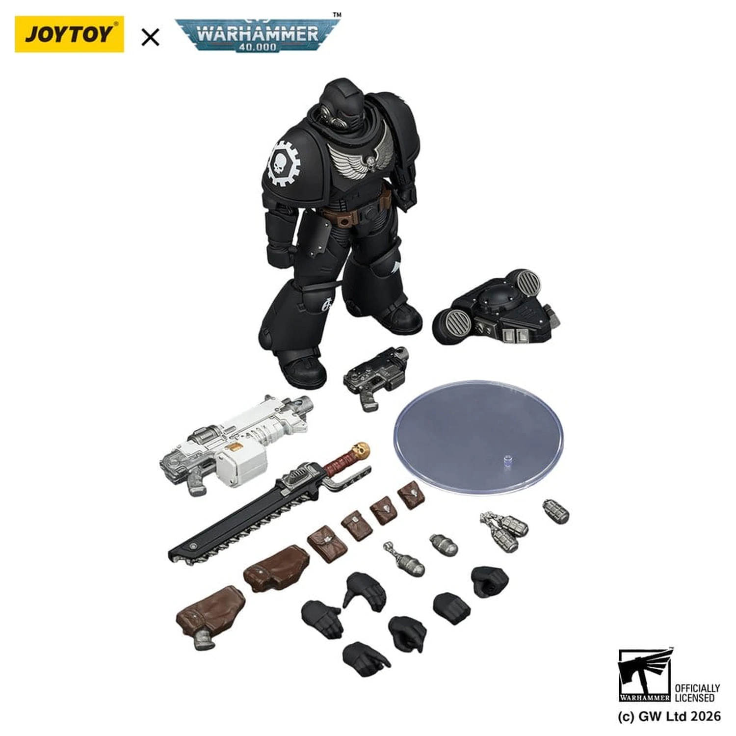 Warhammer 40,000 Actionfigur Iron Hands Intercessor 12 cm Produktfoto