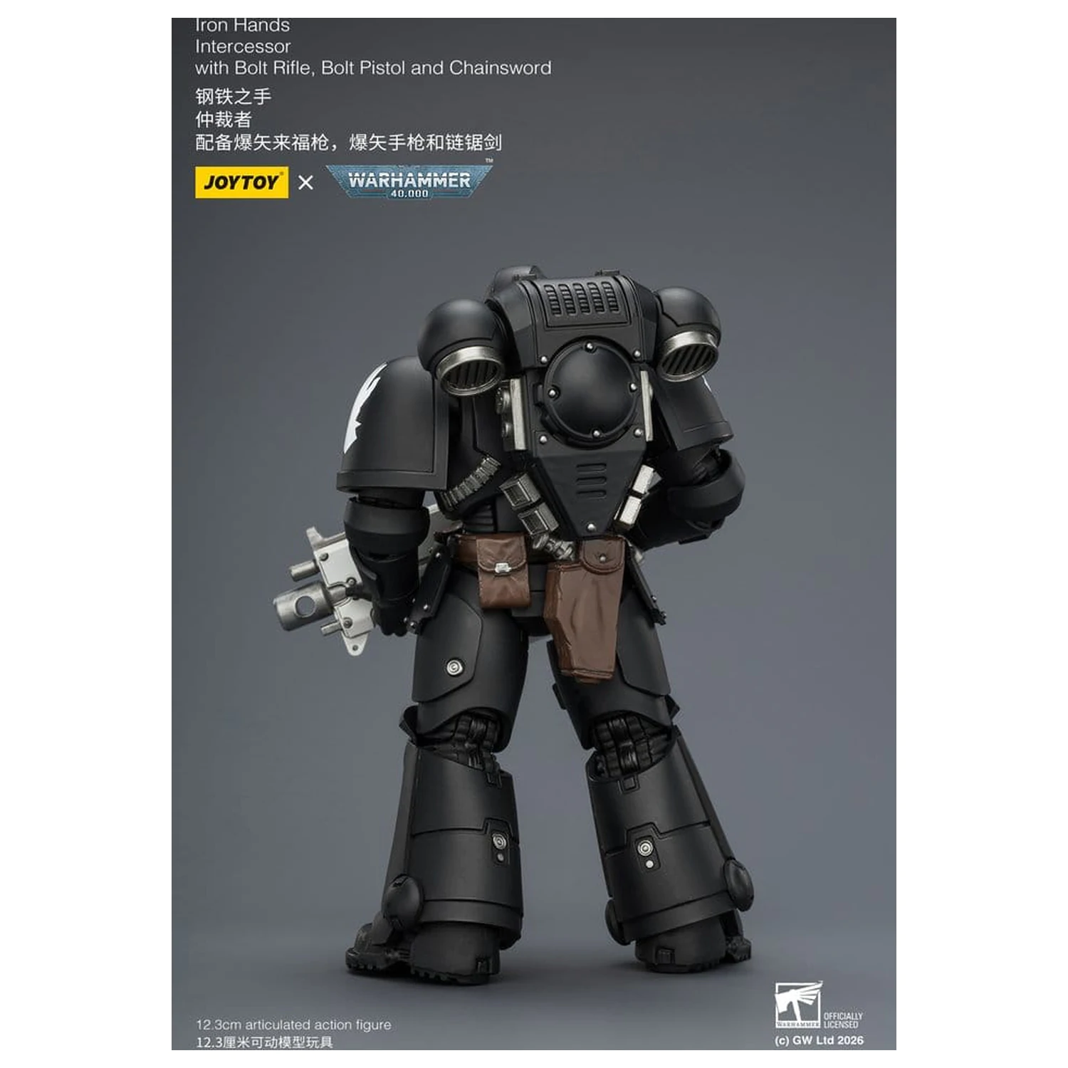 Warhammer 40,000 Actionfigur Iron Hands Intercessor 12 cm Produktfoto