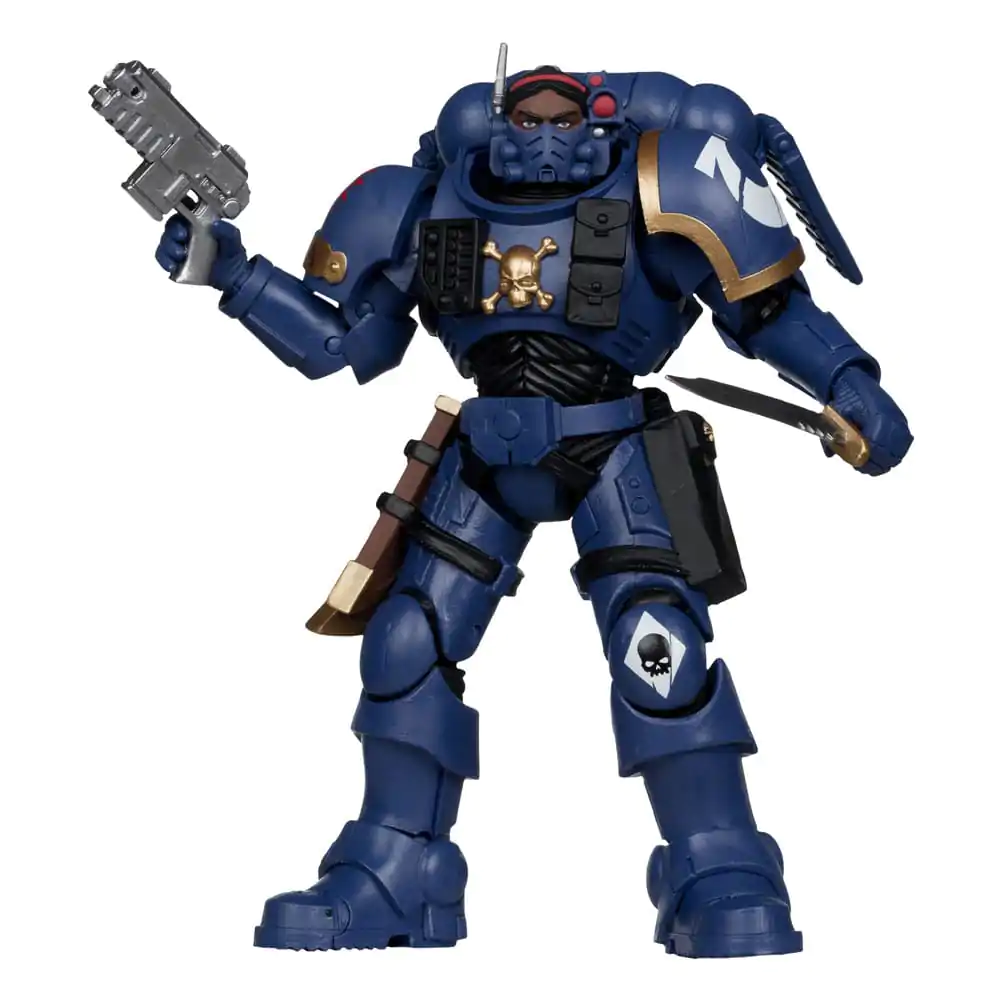 Warhammer 40,000 Actionfigur Lieutenant in Phobos Armor (Ultramarines) 18 cm Produktfoto