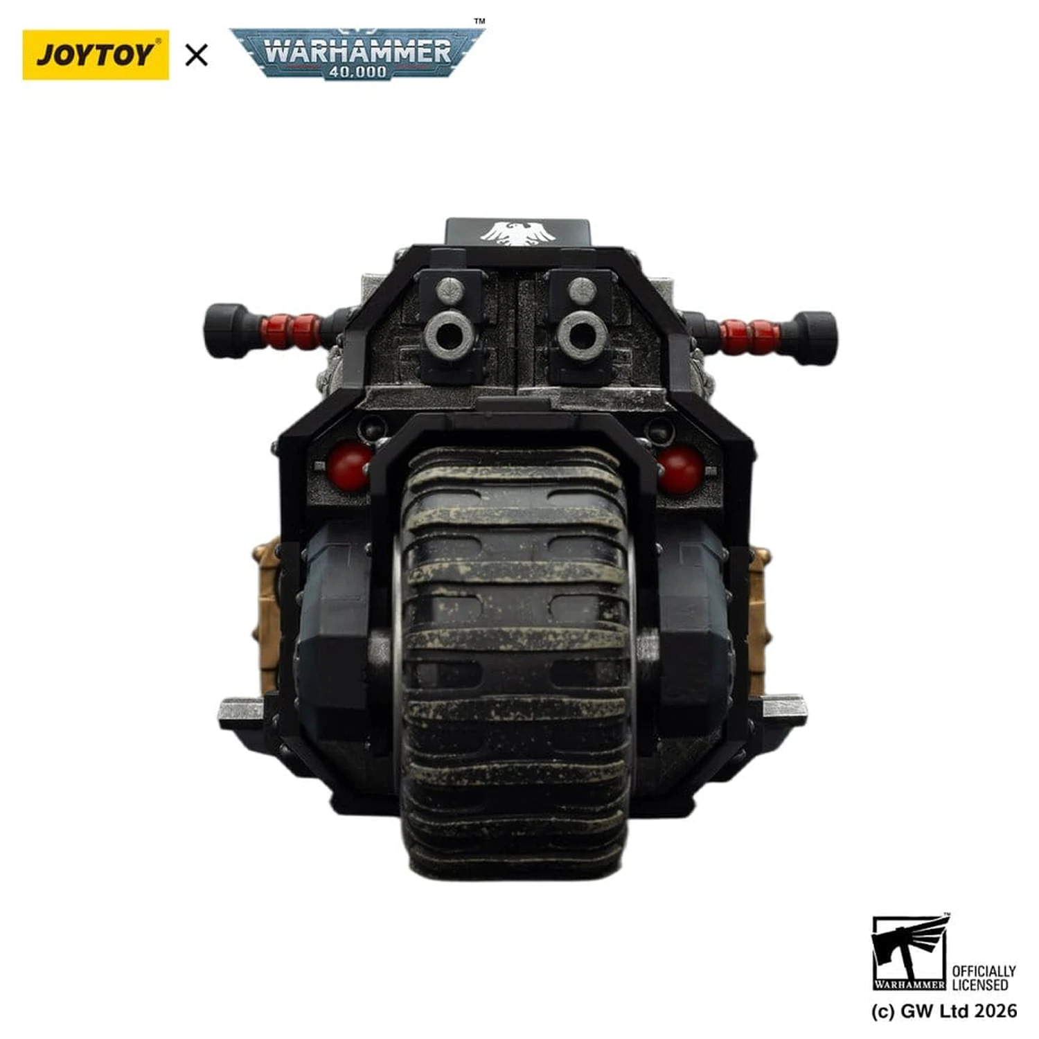 Warhammer 40,000 Raider-pattern Combat Bike Raven Guard mit Zwillings-Bolt-Gewehren 22 cm Produktfoto