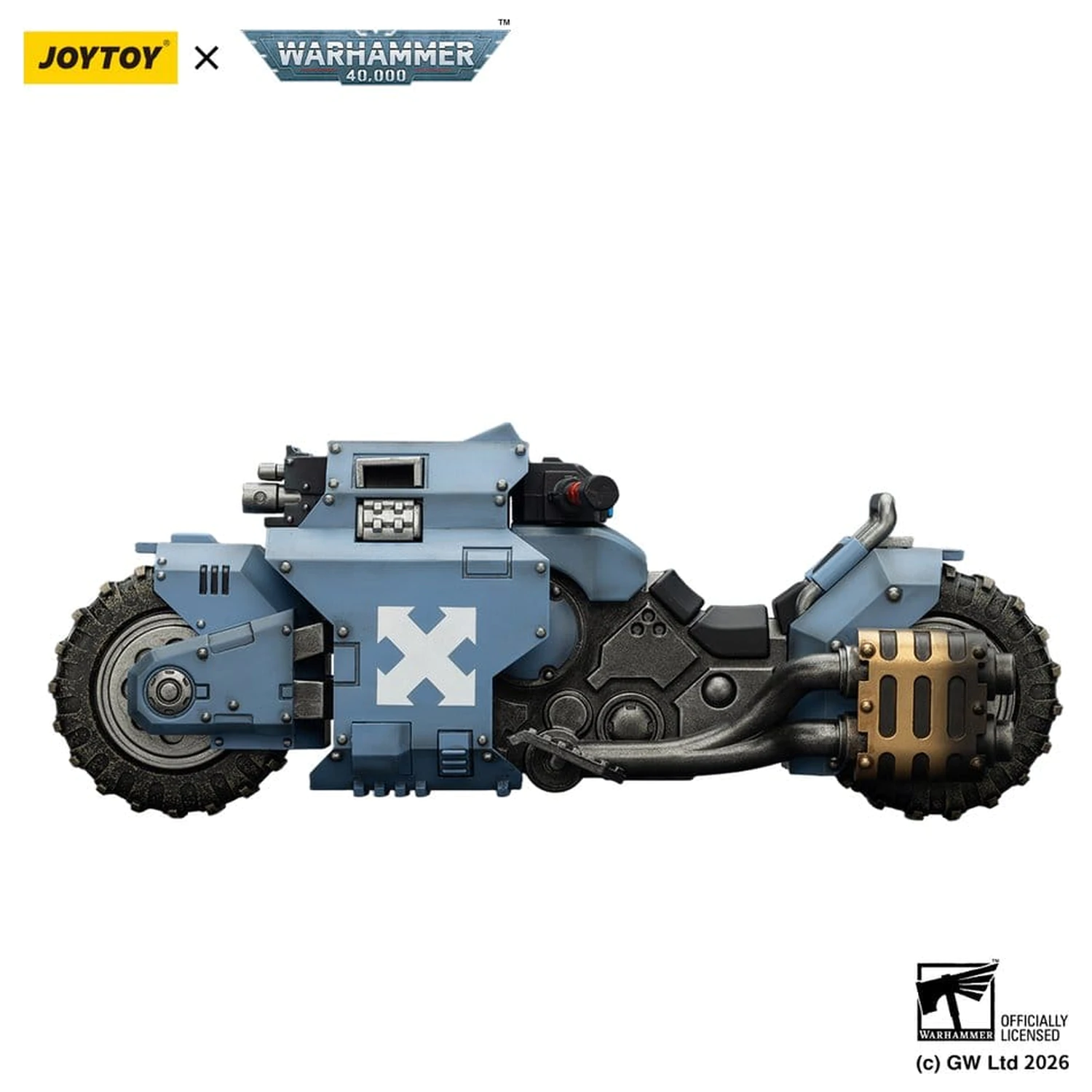 Warhammer 40,000 Raider-pattern Kampf-Bike Space Wolves mit Zwillings-Bolter-Gewehren 22 cm Produktfoto