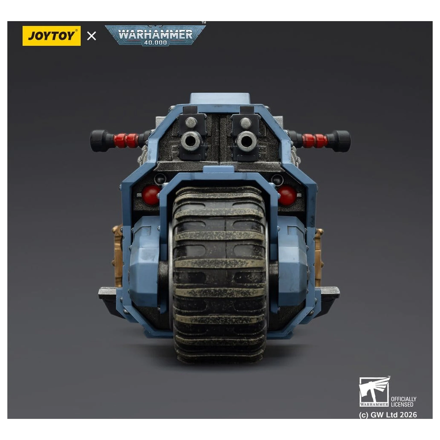 Warhammer 40,000 Raider-pattern Kampf-Bike Space Wolves mit Zwillings-Bolter-Gewehren 22 cm Produktfoto