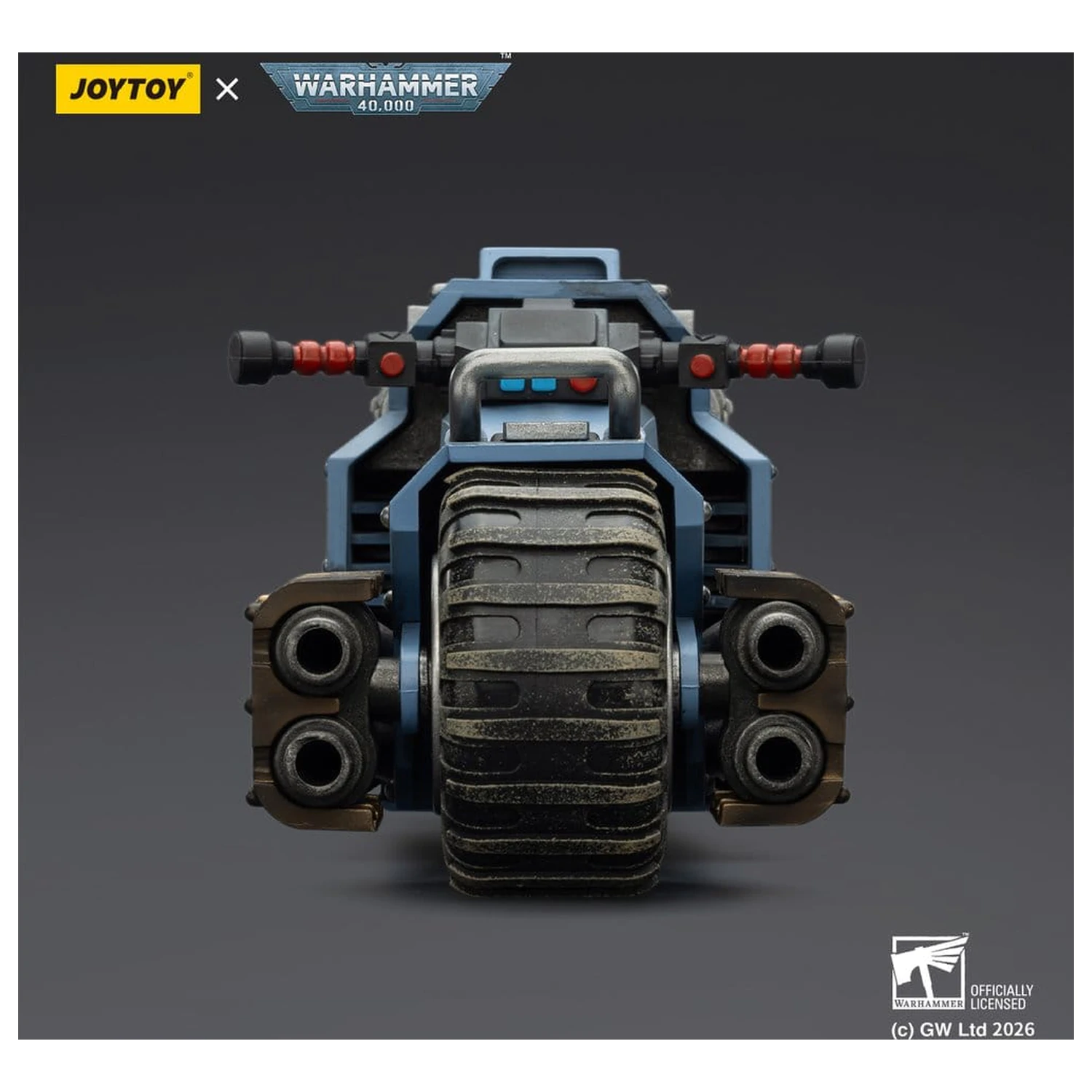 Warhammer 40,000 Raider-pattern Kampf-Bike Space Wolves mit Zwillings-Bolter-Gewehren 22 cm Produktfoto