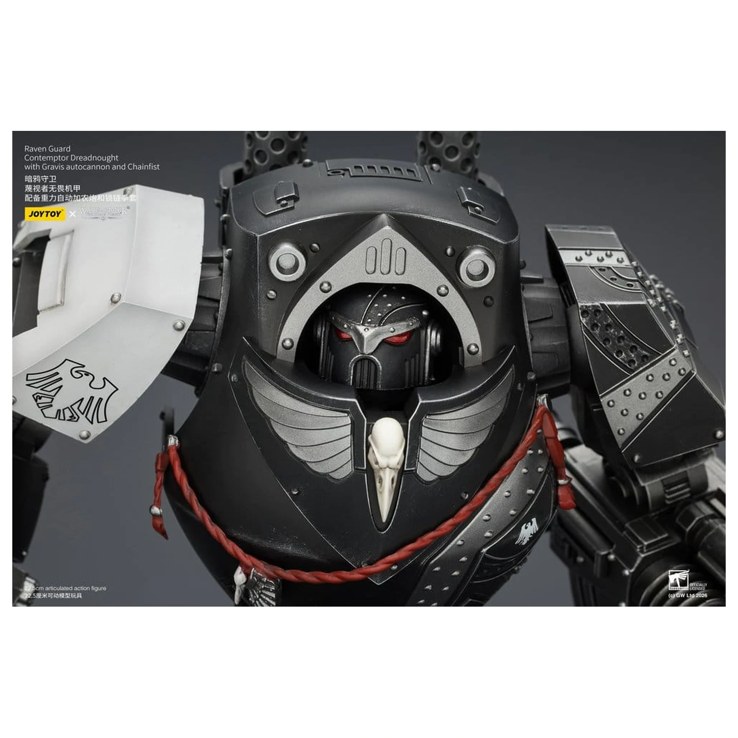 Warhammer 40,000 Actionfigur Raven Guard Contemptor Dreadnought 23 cm Produktfoto