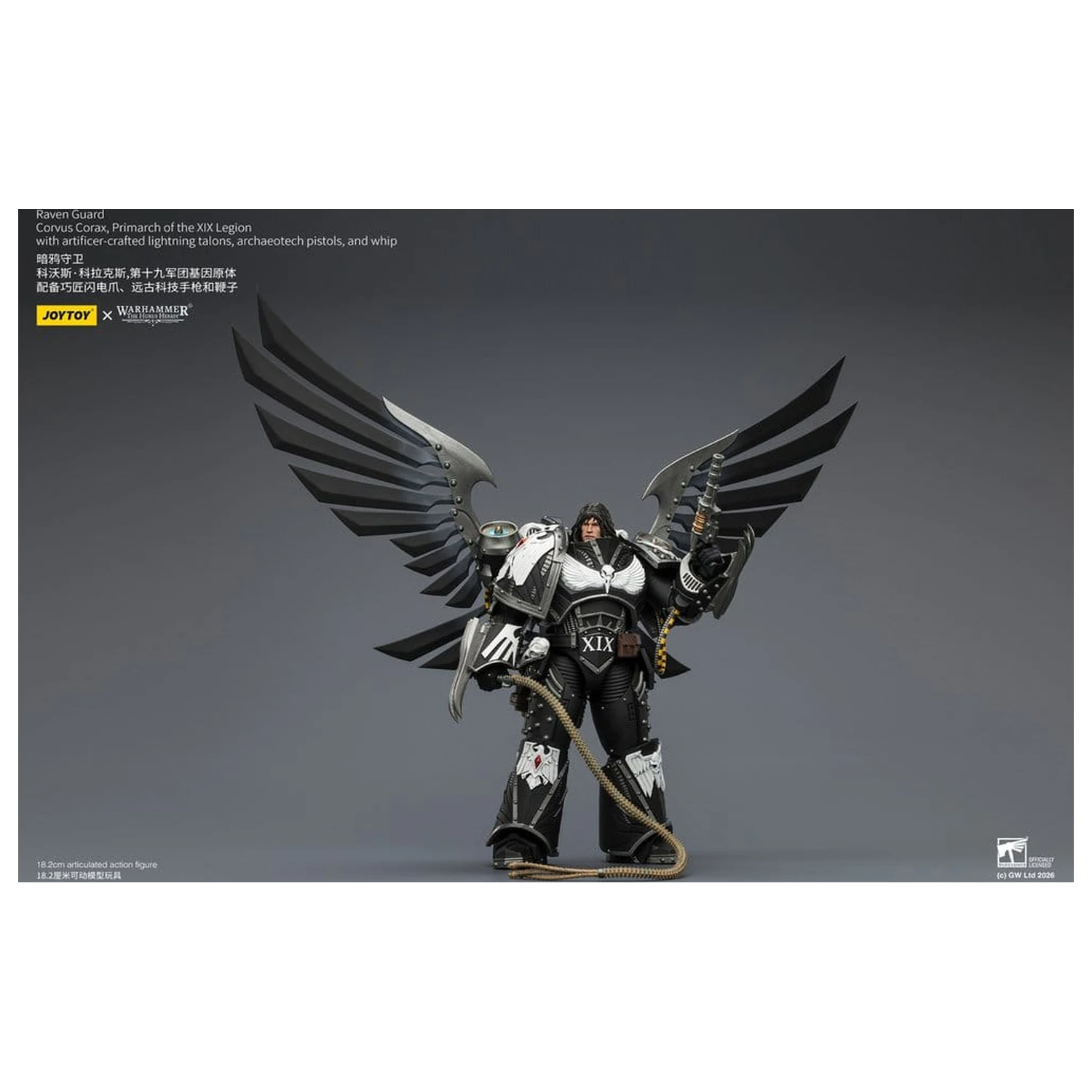 Warhammer 40,000 Actionfigur Raven Guard Corvus Corax, Primarch of the XIX Legion 18 cm Produktfoto
