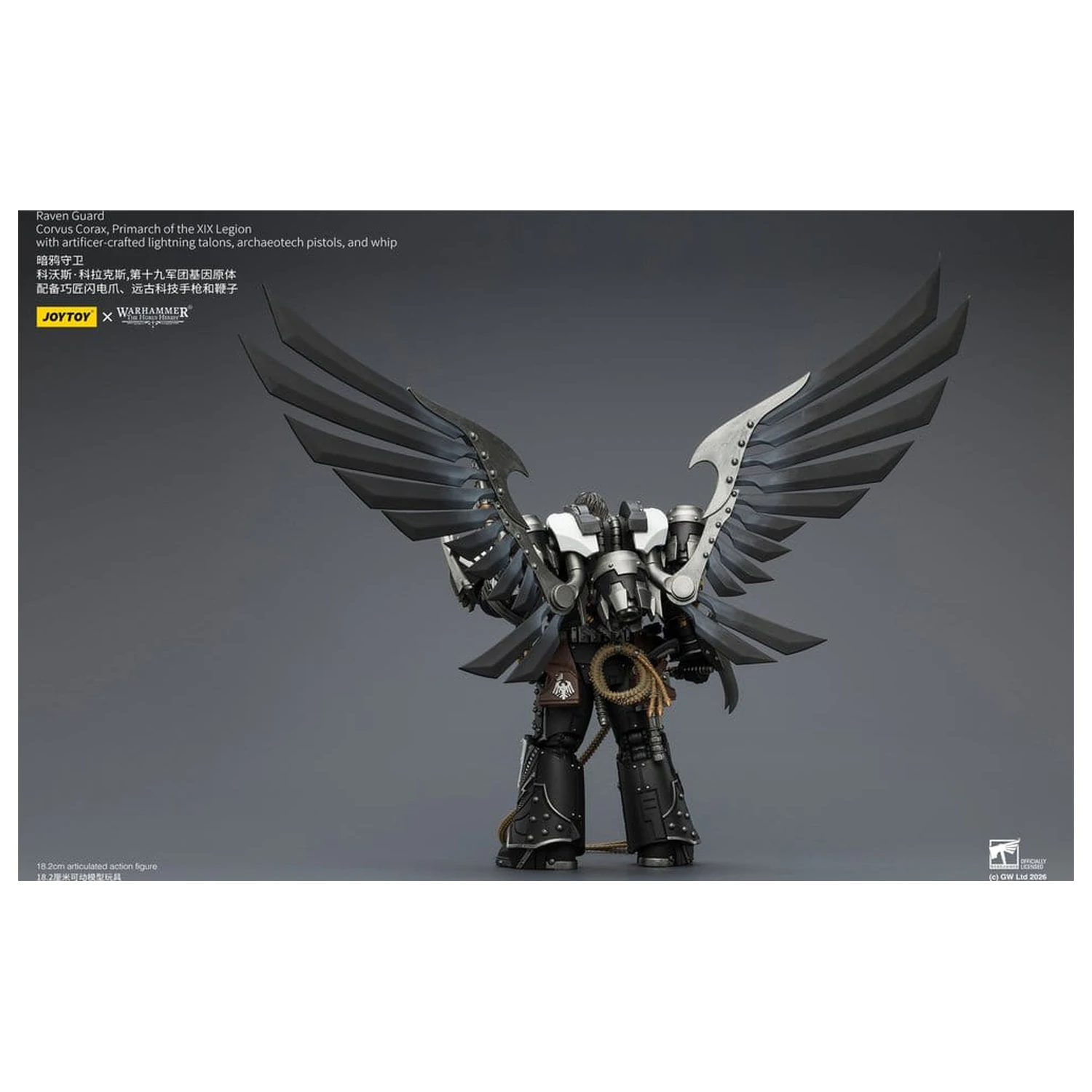 Warhammer 40,000 Actionfigur Raven Guard Corvus Corax, Primarch of the XIX Legion 18 cm Produktfoto