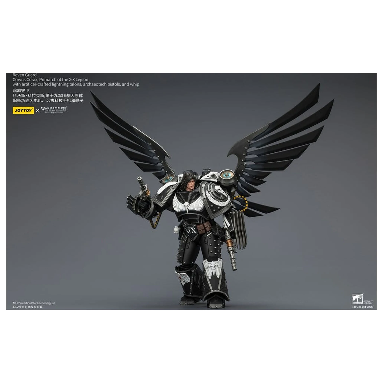 Warhammer 40,000 Actionfigur Raven Guard Corvus Corax, Primarch of the XIX Legion 18 cm Produktfoto