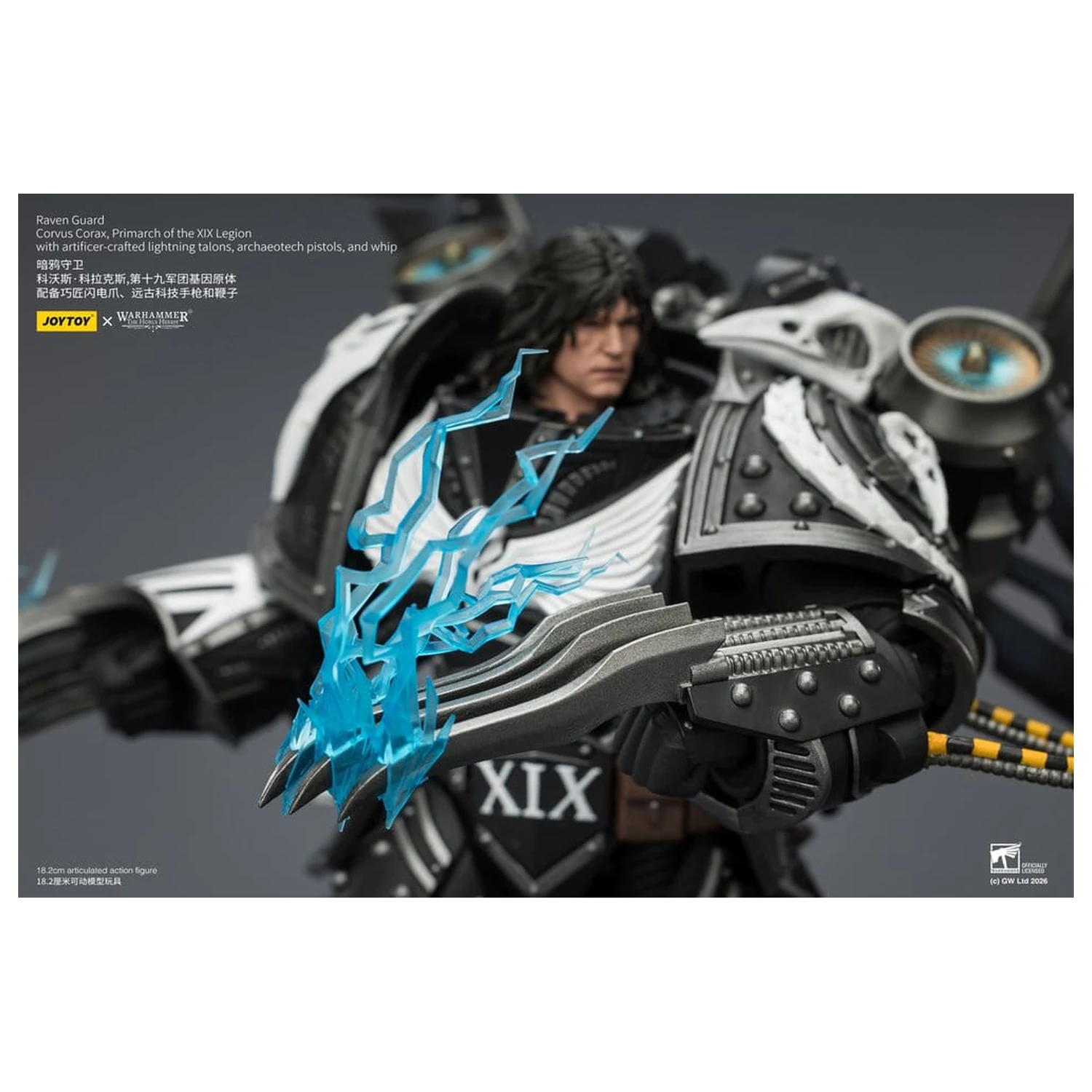 Warhammer 40,000 Actionfigur Raven Guard Corvus Corax, Primarch of the XIX Legion 18 cm Produktfoto