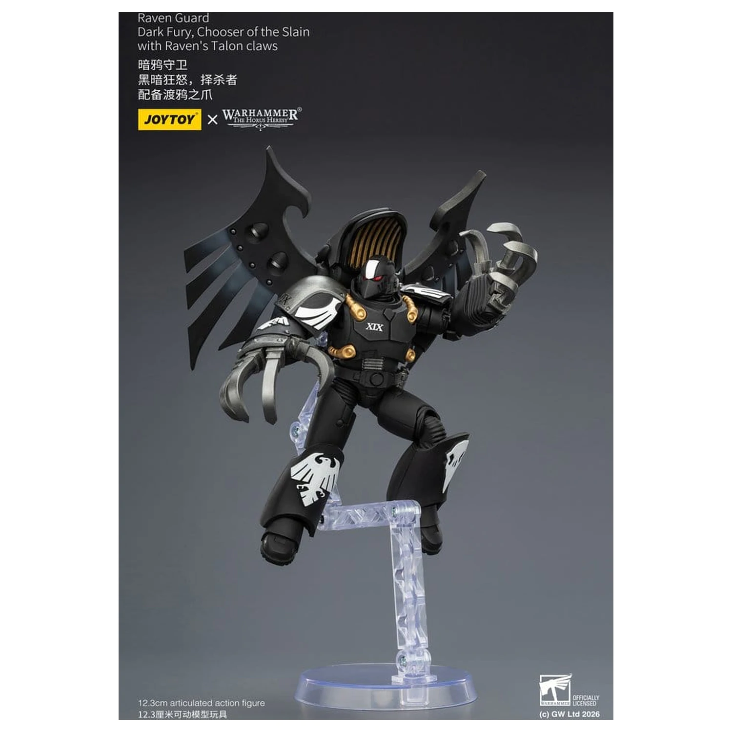 Warhammer 40,000 Action Figur Raven Guard Dark Fury, Chooser of the Slain 12 cm Produktfoto