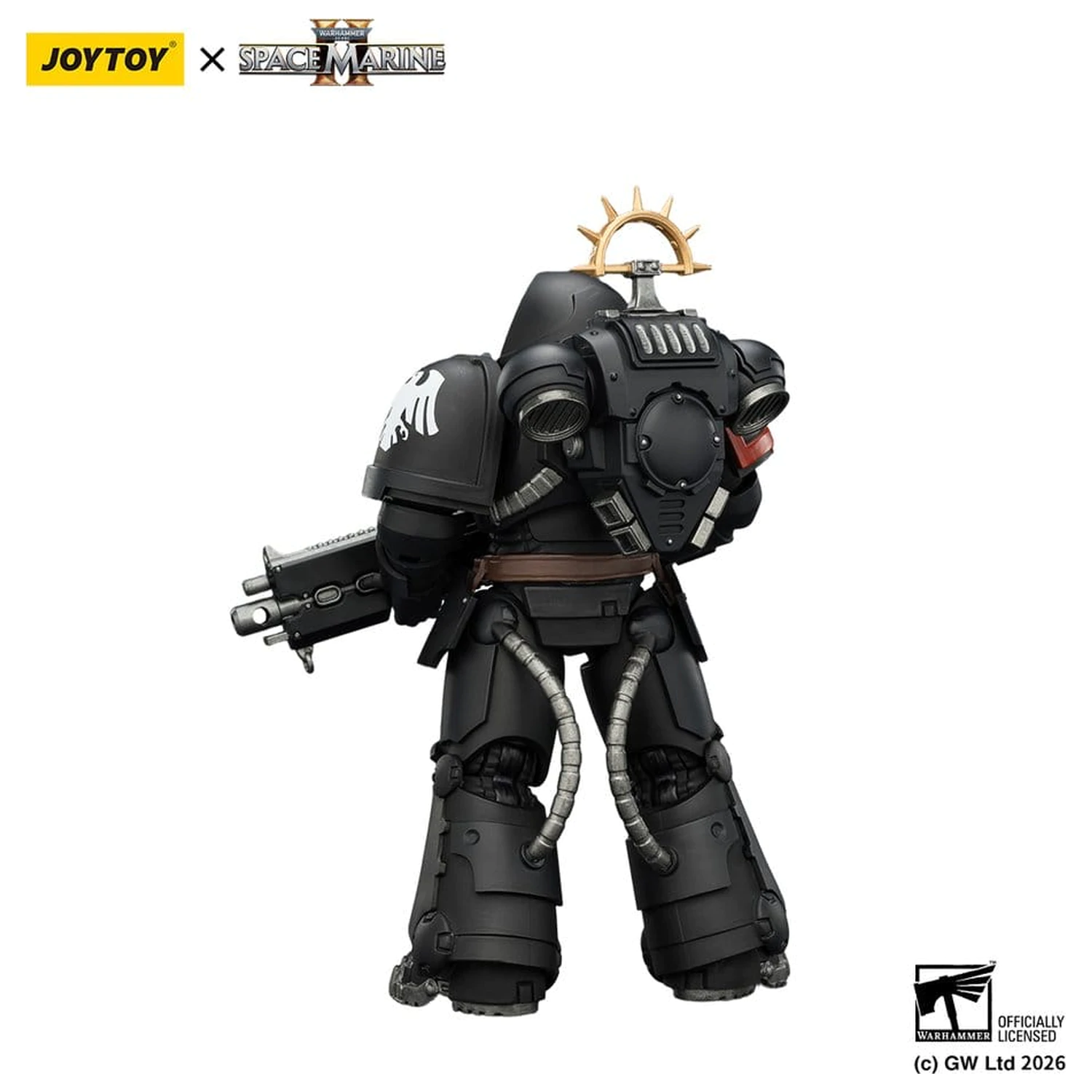 Warhammer 40,000 Actionfigur Raven Guard Heavy Intercessor 13 cm Produktfoto