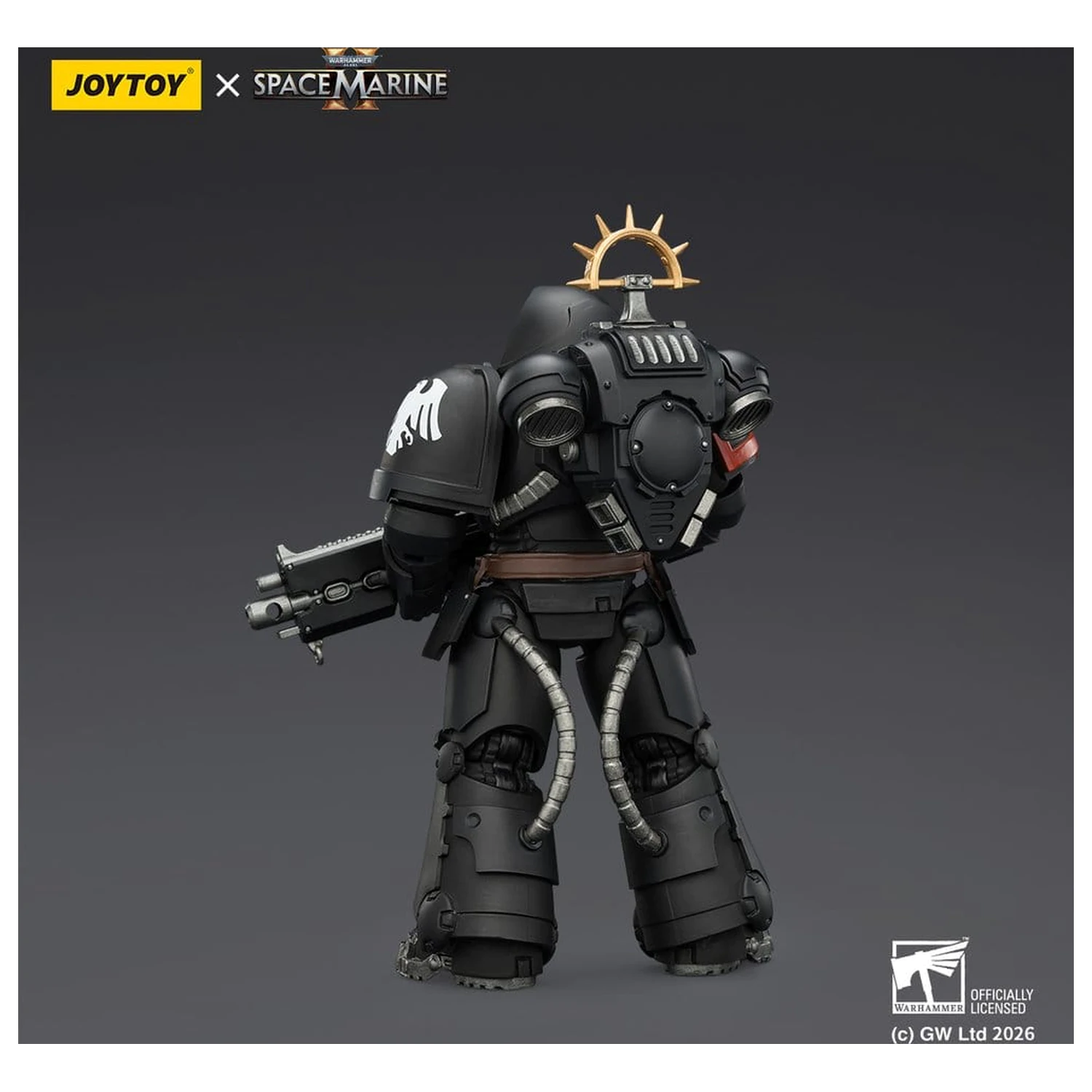 Warhammer 40,000 Actionfigur Raven Guard Heavy Intercessor 13 cm Produktfoto