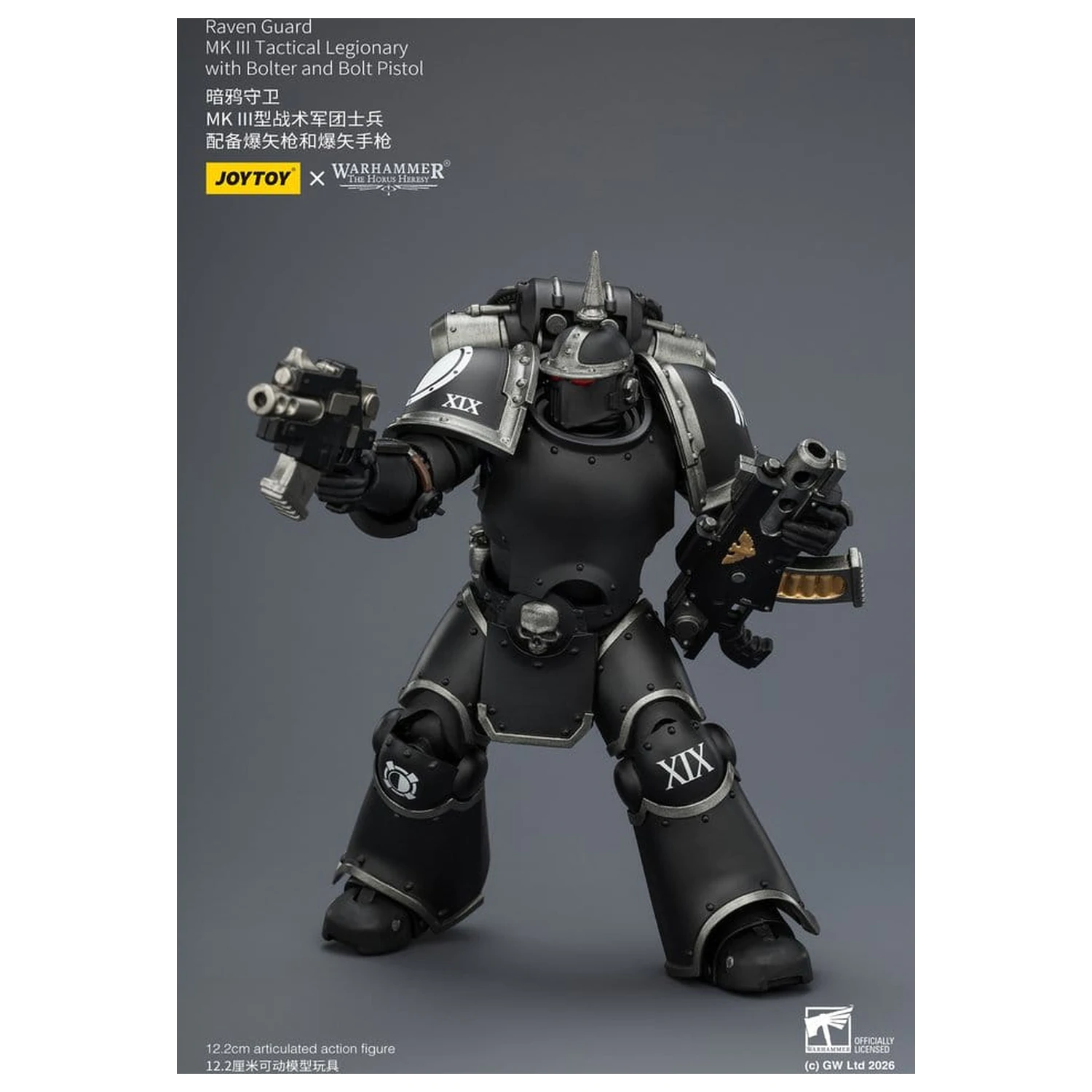 Warhammer 40,000 Actionfigur Raven Guard MK III Tactical Legionary 12 cm Produktfoto