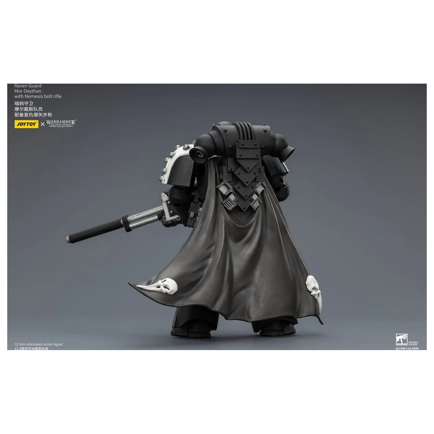 Warhammer 40.000 Actionfigur Raven Guard Mor Deythan 12 cm Produktfoto
