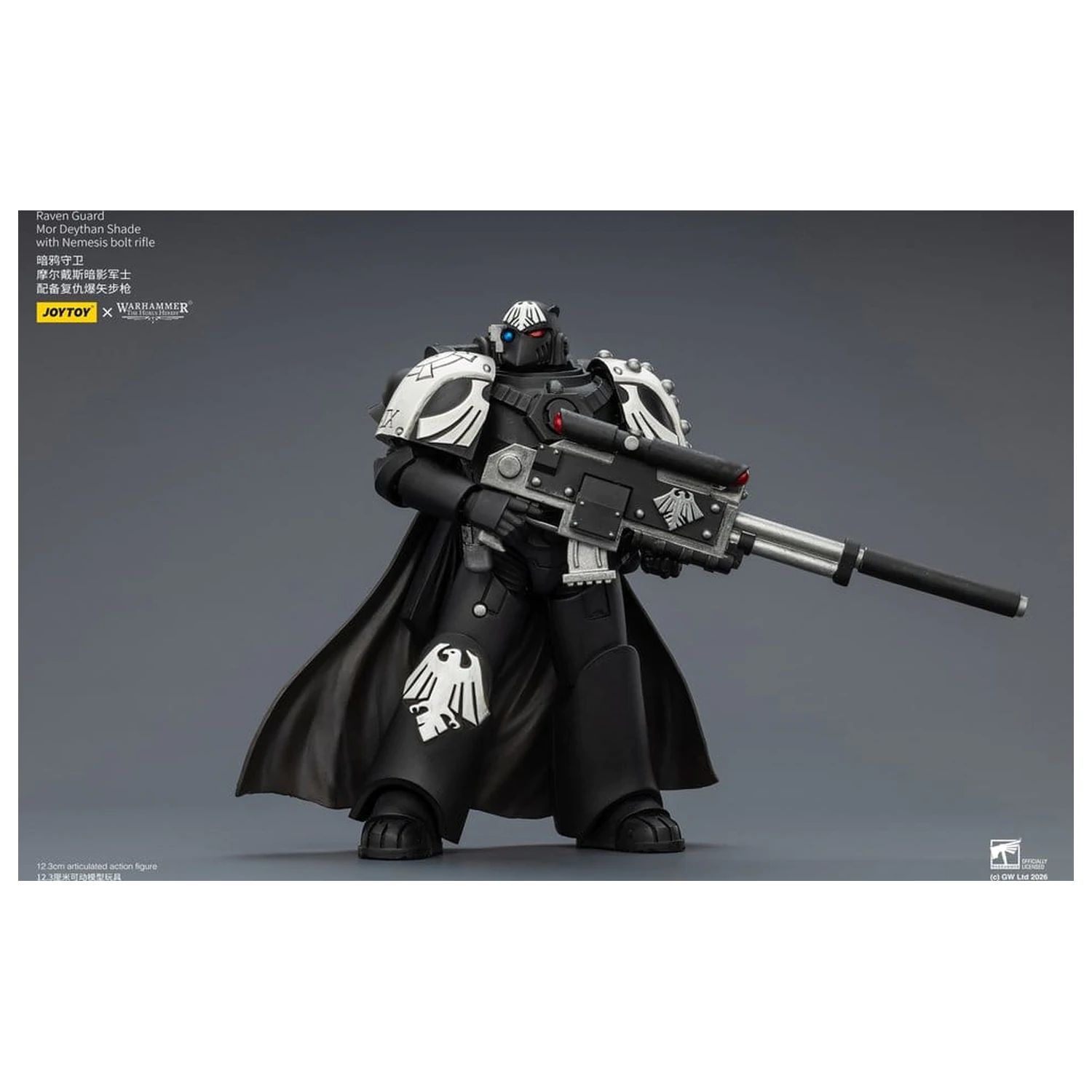 Warhammer 40,000 Action Figur Raven Guard Mor Deythan Shade 12 cm Produktfoto