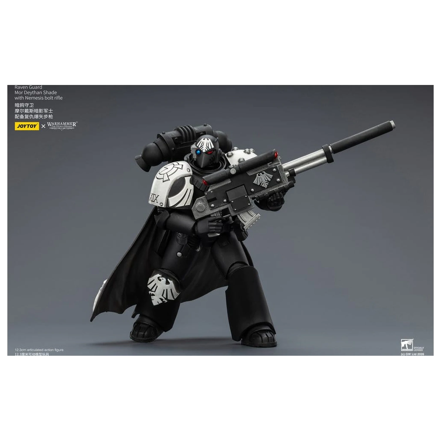 Warhammer 40,000 Action Figur Raven Guard Mor Deythan Shade 12 cm Produktfoto