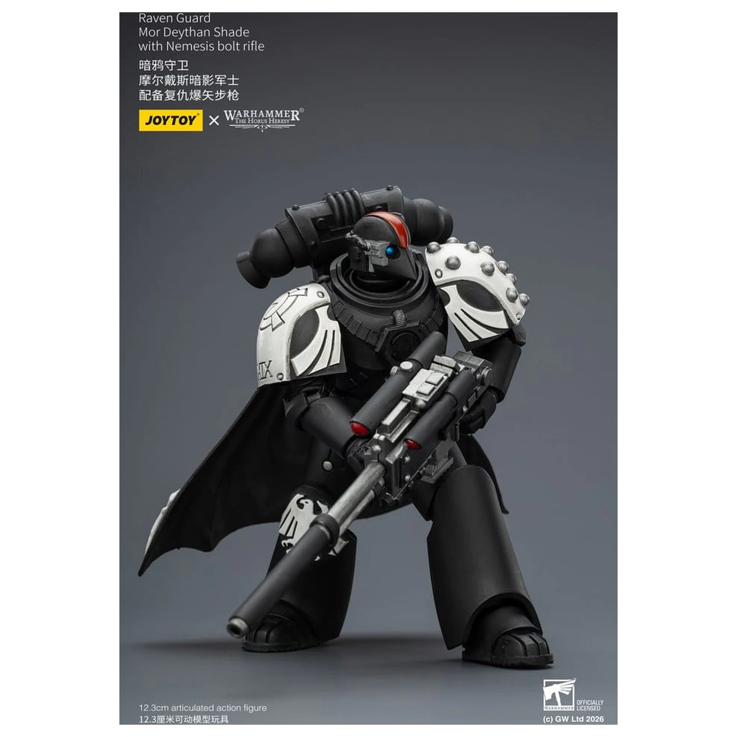 Warhammer 40,000 Action Figur Raven Guard Mor Deythan Shade 12 cm Produktfoto