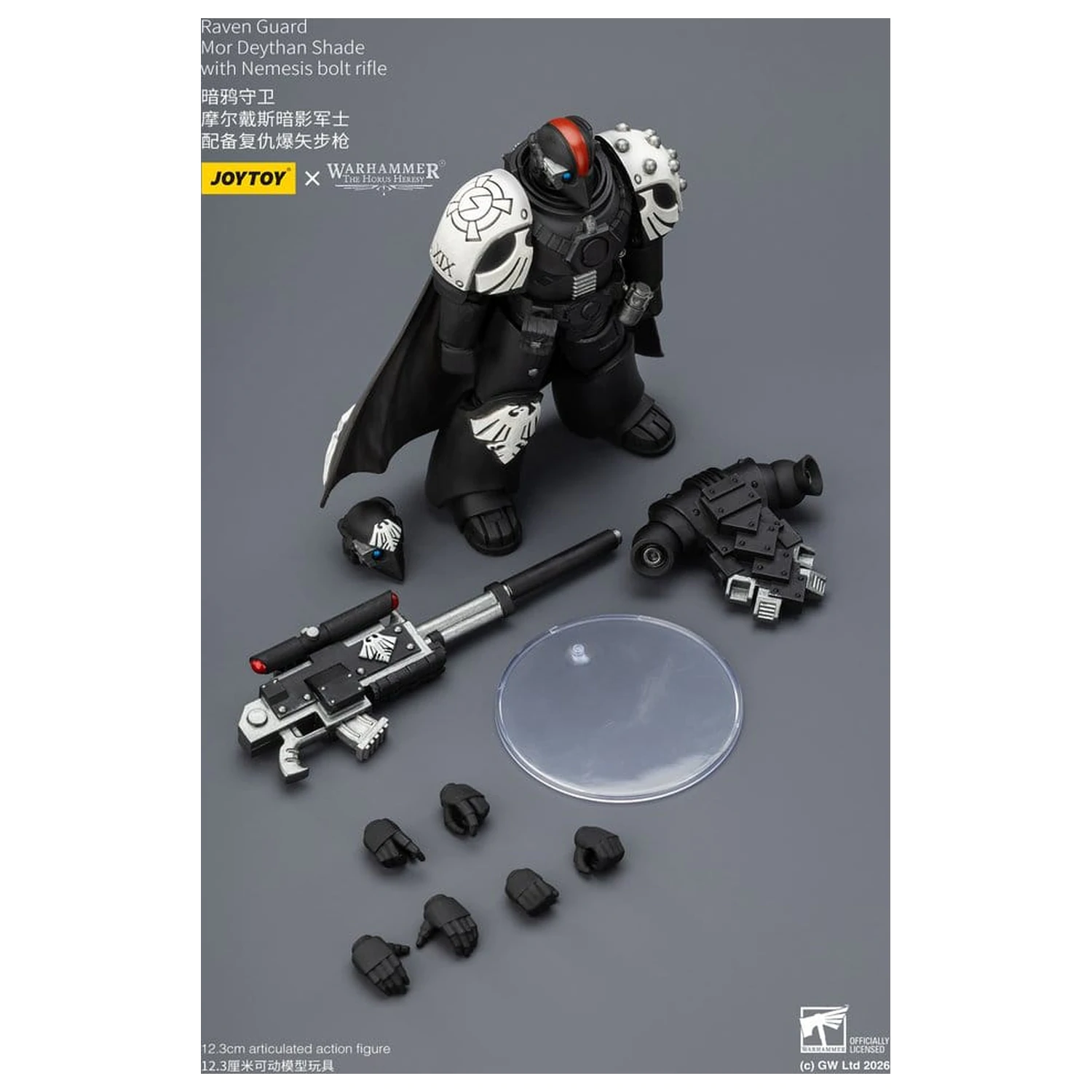Warhammer 40,000 Action Figur Raven Guard Mor Deythan Shade 12 cm Produktfoto