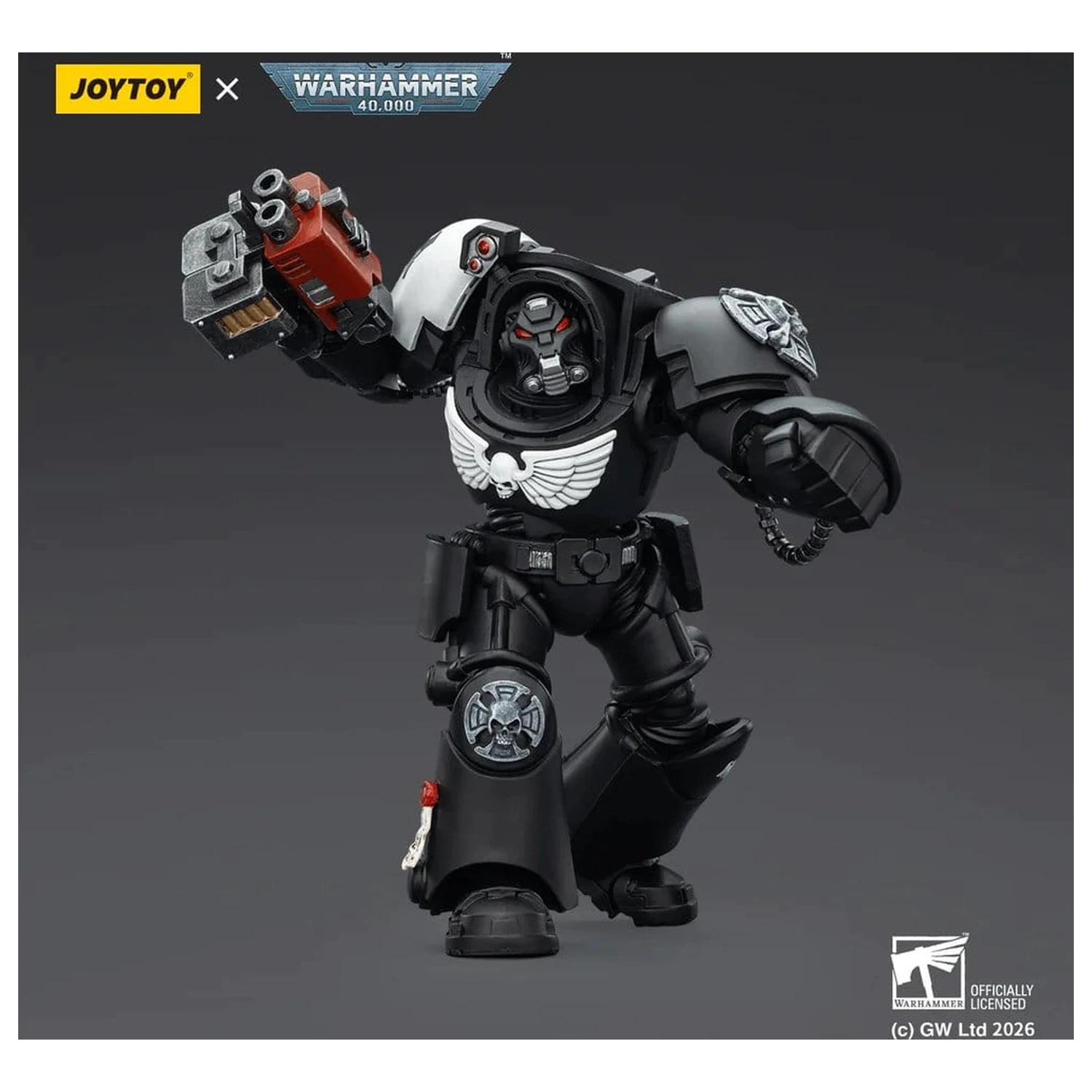 Warhammer 40,000 Actionfigur Raven Guard Terminator 2 mit Power Fist und Storm Bolter 14 cm Produktfoto