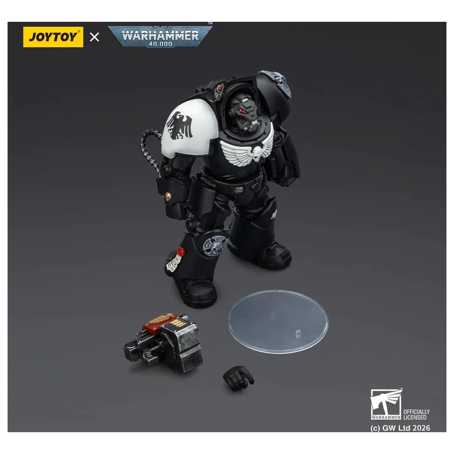 Warhammer 40,000 Actionfigur Raven Guard Terminator 2 mit Power Fist und Storm Bolter 14 cm Produktfoto