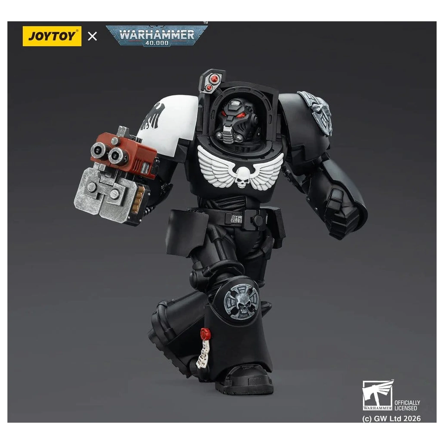 Warhammer 40,000 Actionfigur Raven Guard Terminator 2 mit Power Fist und Storm Bolter 14 cm Produktfoto