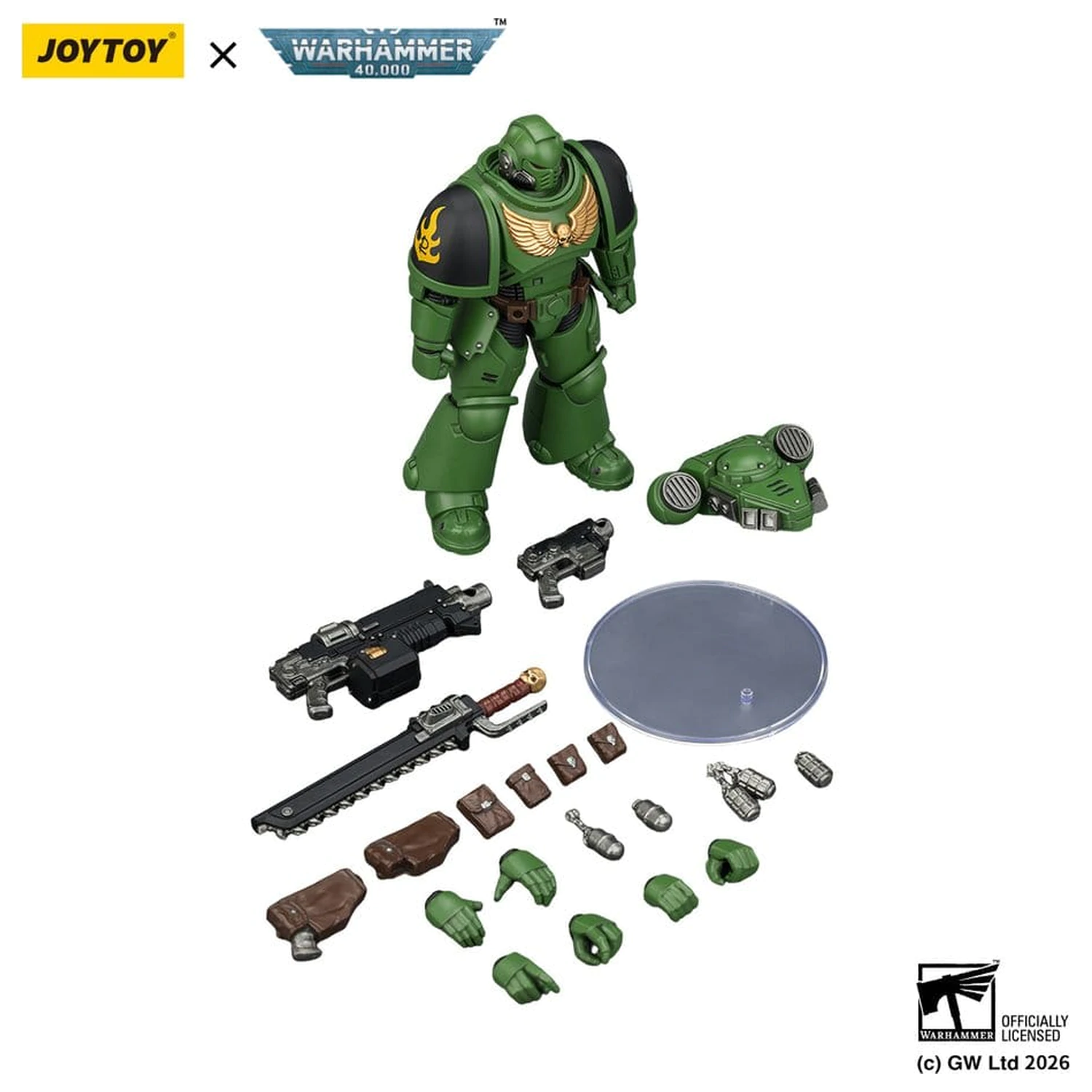 Warhammer 40,000 Actionfigur Salamanders Intercessor 12 cm Produktfoto