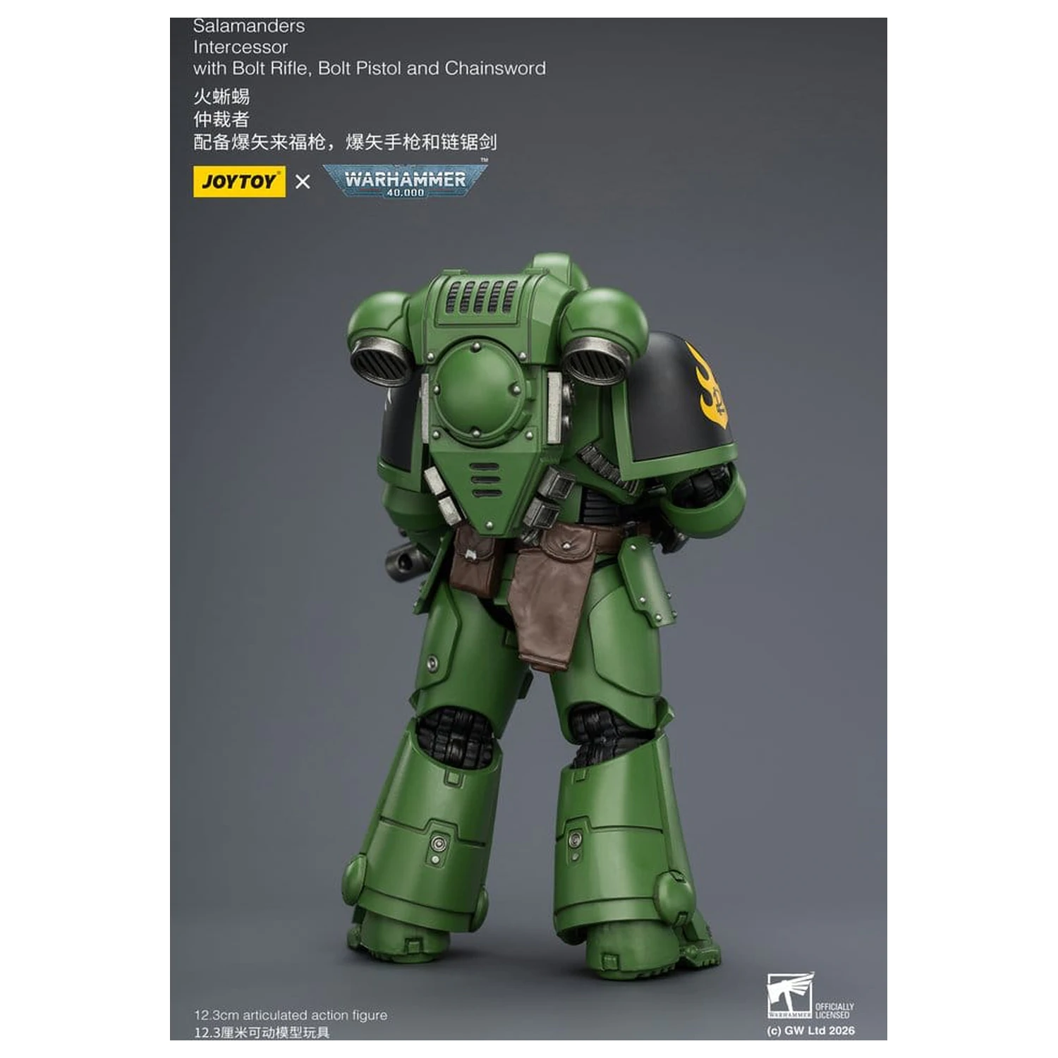 Warhammer 40,000 Actionfigur Salamanders Intercessor 12 cm Produktfoto