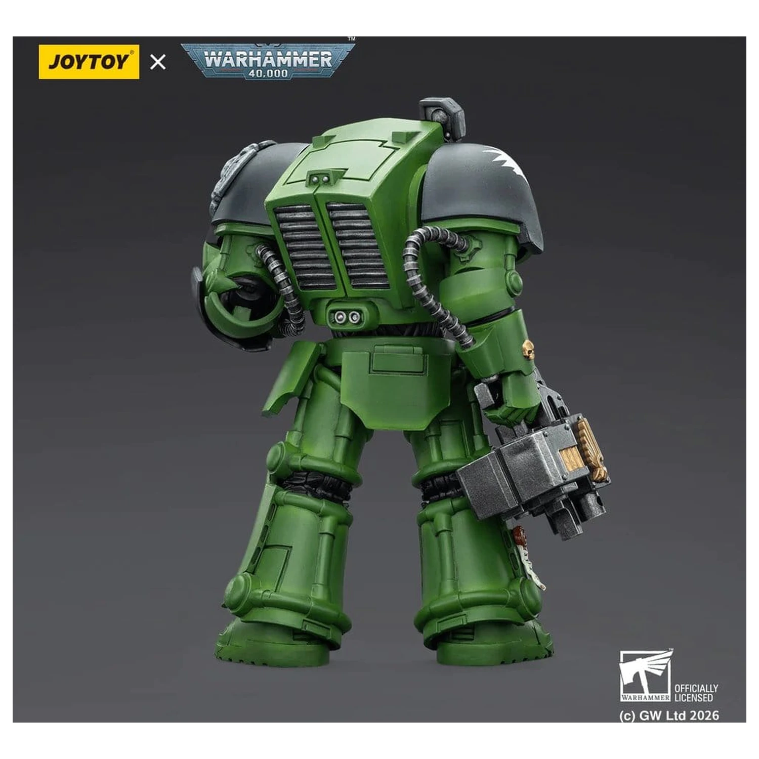 Warhammer 40,000 Actionfigur Salamanders Terminator 2 mit Power Fist and Storm Bolter 14 cm Produktfoto
