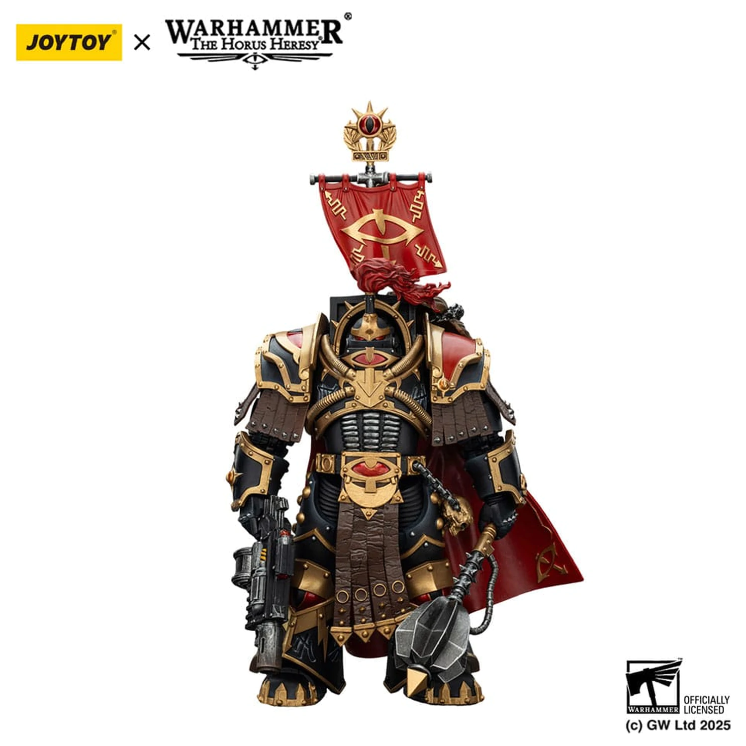 Warhammer 40,000: Sons of Horus Action Figur Legion Cataphractii Praetor mit Combi-Melta und Power Maul 14 cm Produktfoto