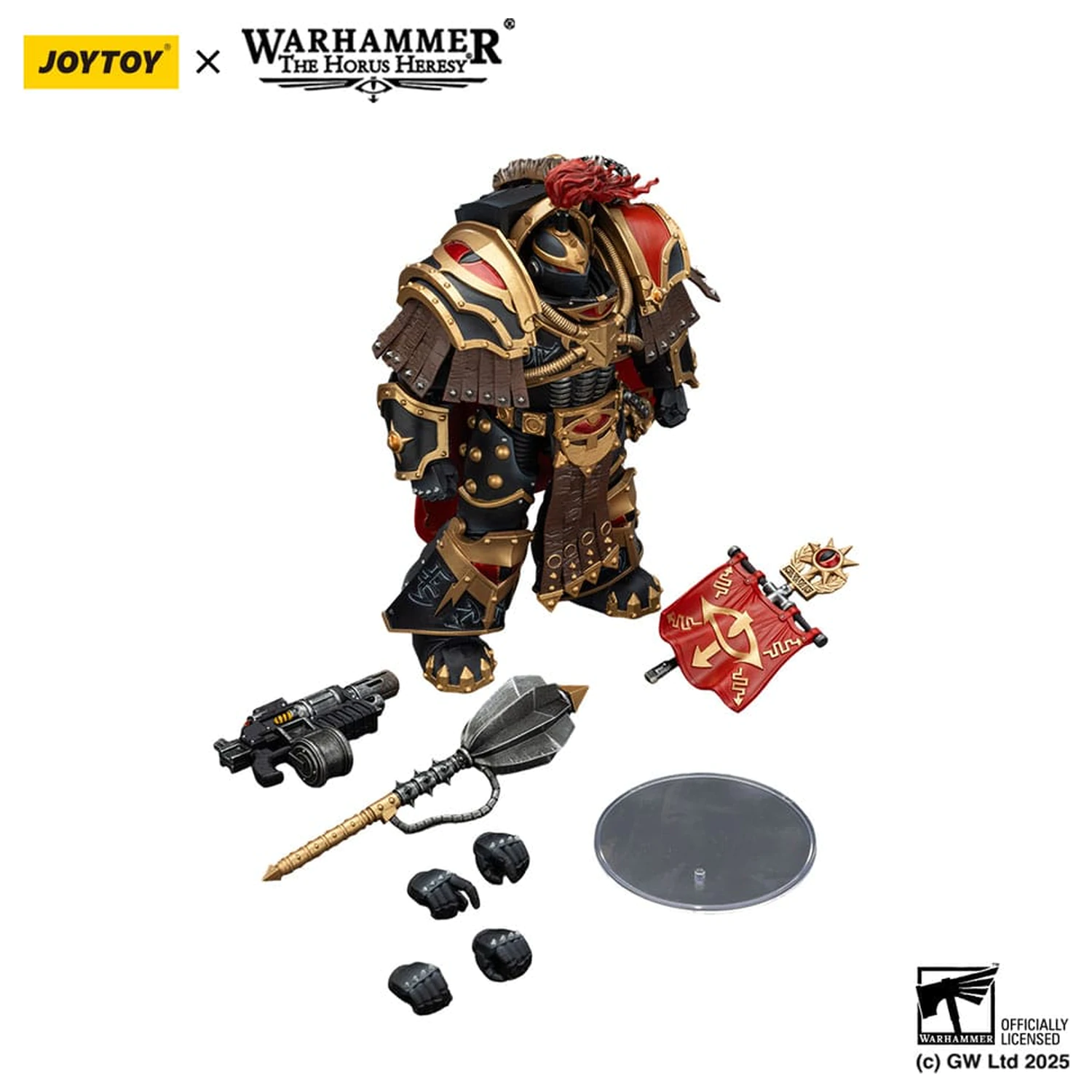Warhammer 40,000: Sons of Horus Action Figur Legion Cataphractii Praetor mit Combi-Melta und Power Maul 14 cm Produktfoto