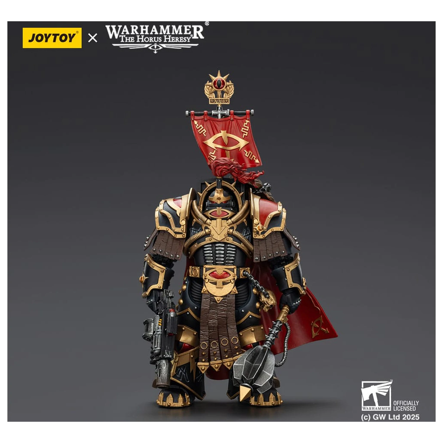 Warhammer 40,000: Sons of Horus Action Figur Legion Cataphractii Praetor mit Combi-Melta und Power Maul 14 cm Produktfoto