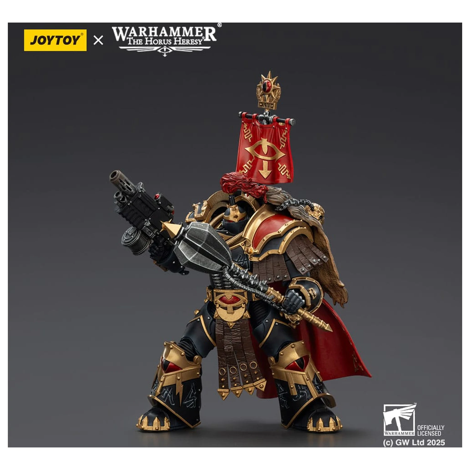 Warhammer 40,000: Sons of Horus Action Figur Legion Cataphractii Praetor mit Combi-Melta und Power Maul 14 cm Produktfoto