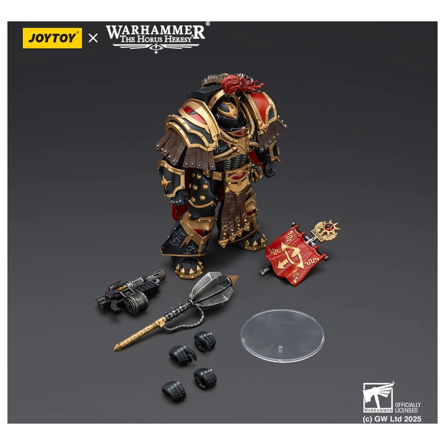 Warhammer 40,000: Sons of Horus Action Figur Legion Cataphractii Praetor mit Combi-Melta und Power Maul 14 cm Produktfoto
