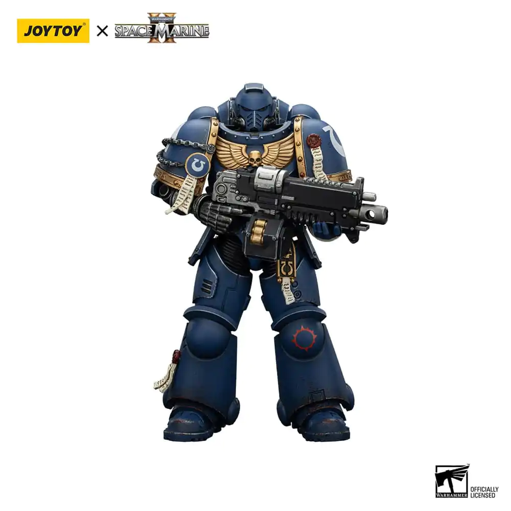 Warhammer 40.000: Space Marine 2 Actionfigur Ultramarines Brother Chairon Collectors Edition 13 cm Produktfoto
