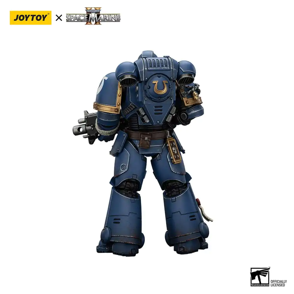 Warhammer 40.000: Space Marine 2 Actionfigur Ultramarines Brother Chairon Collectors Edition 13 cm Produktfoto