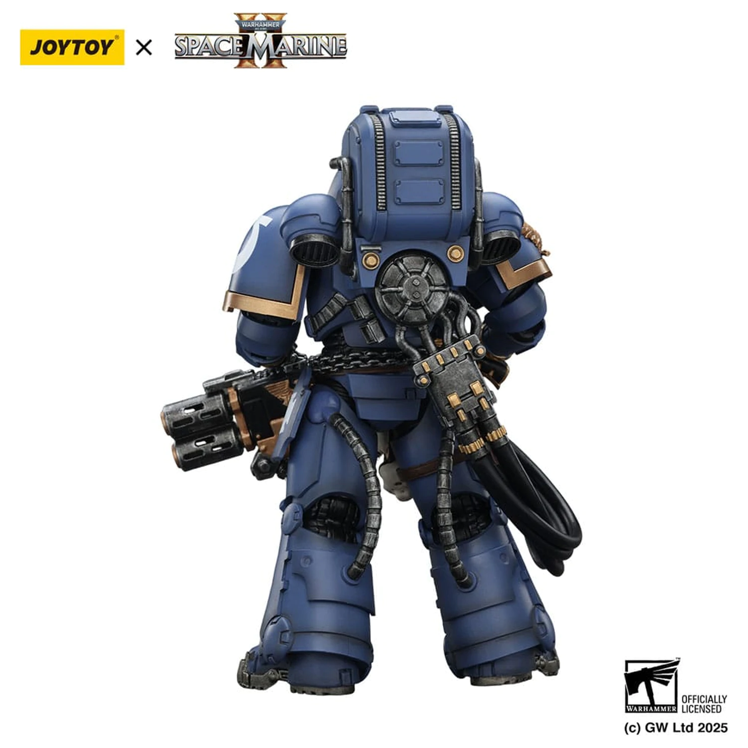 Warhammer 40,000: Space Marine 2 Actionfigur Ultramarines Heavy Artificer Armor mit Relic Multi-Melta 13 cm Produktfoto