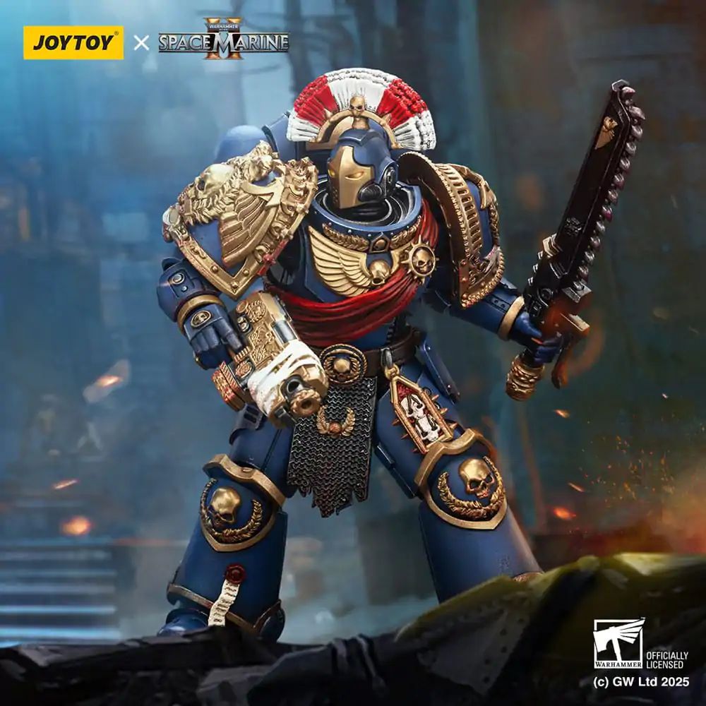 Warhammer 40,000: Space Marine 2 Action-Figur Ultramarines Relic Secundus Armour 20 cm Produktfoto