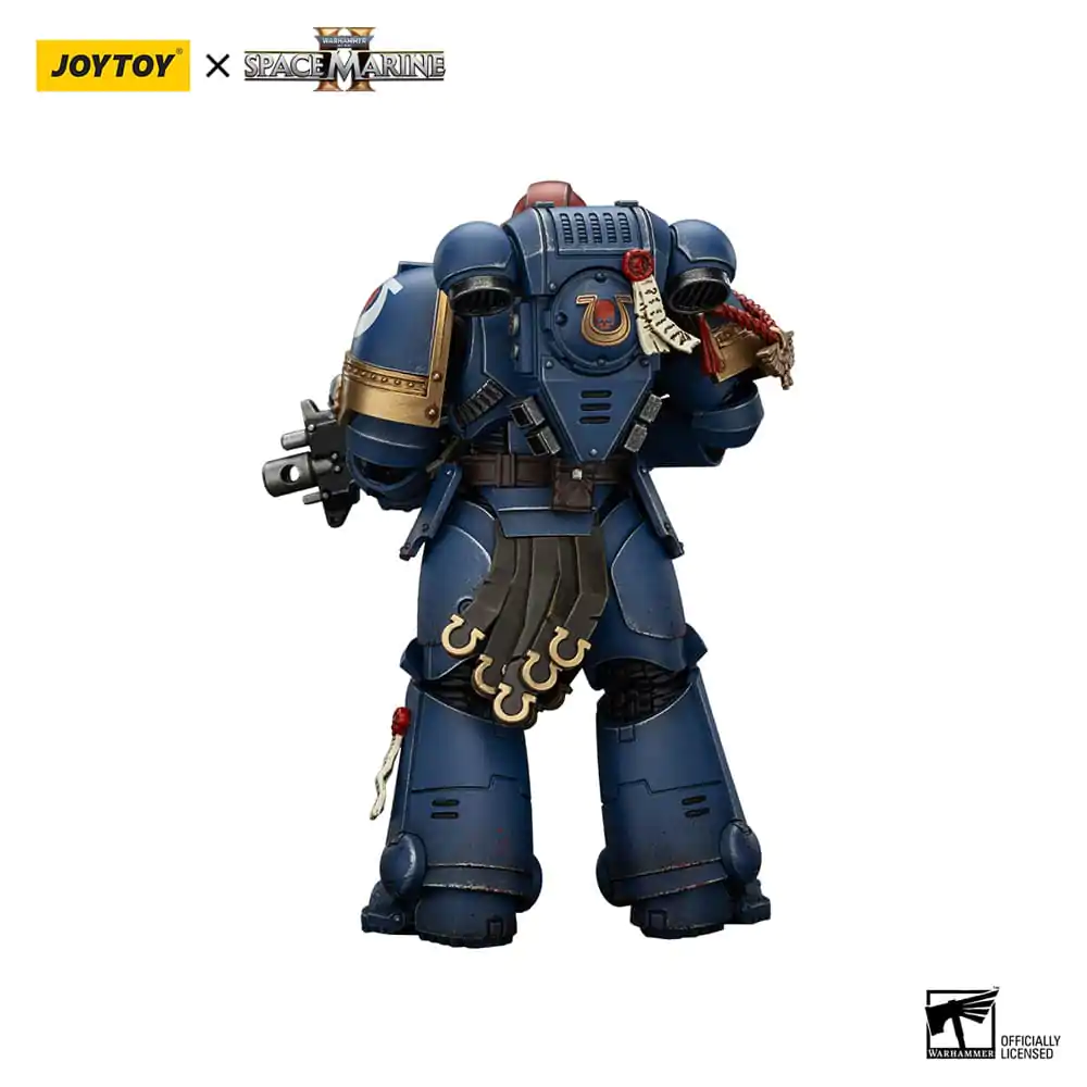 Warhammer 40,000: Space Marine 2 Actionfigur Ultramarines Sergeant Gadriel Collectors Edition 13 cm Produktfoto